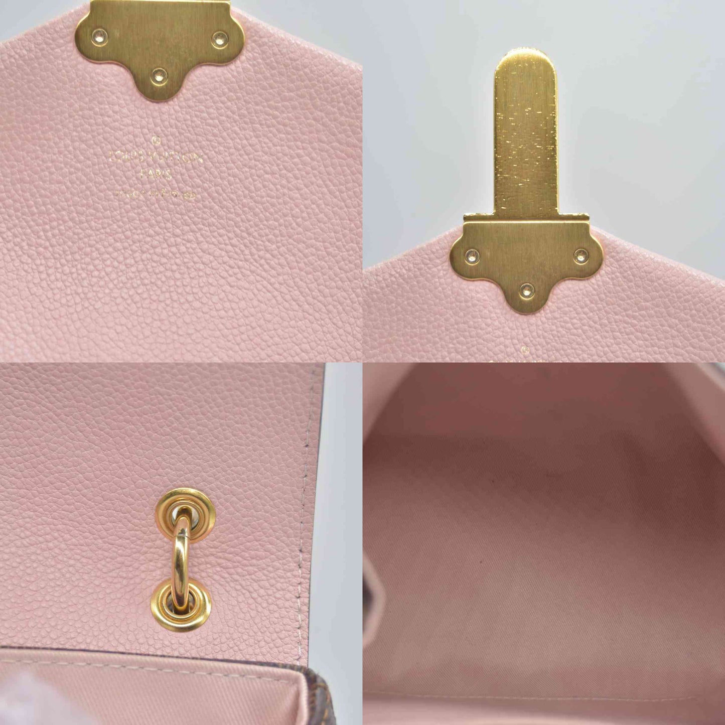 $2040 2018 Louis Vuitton Damier Ebene Clapton Backpack Magnolia Pink SR3188
