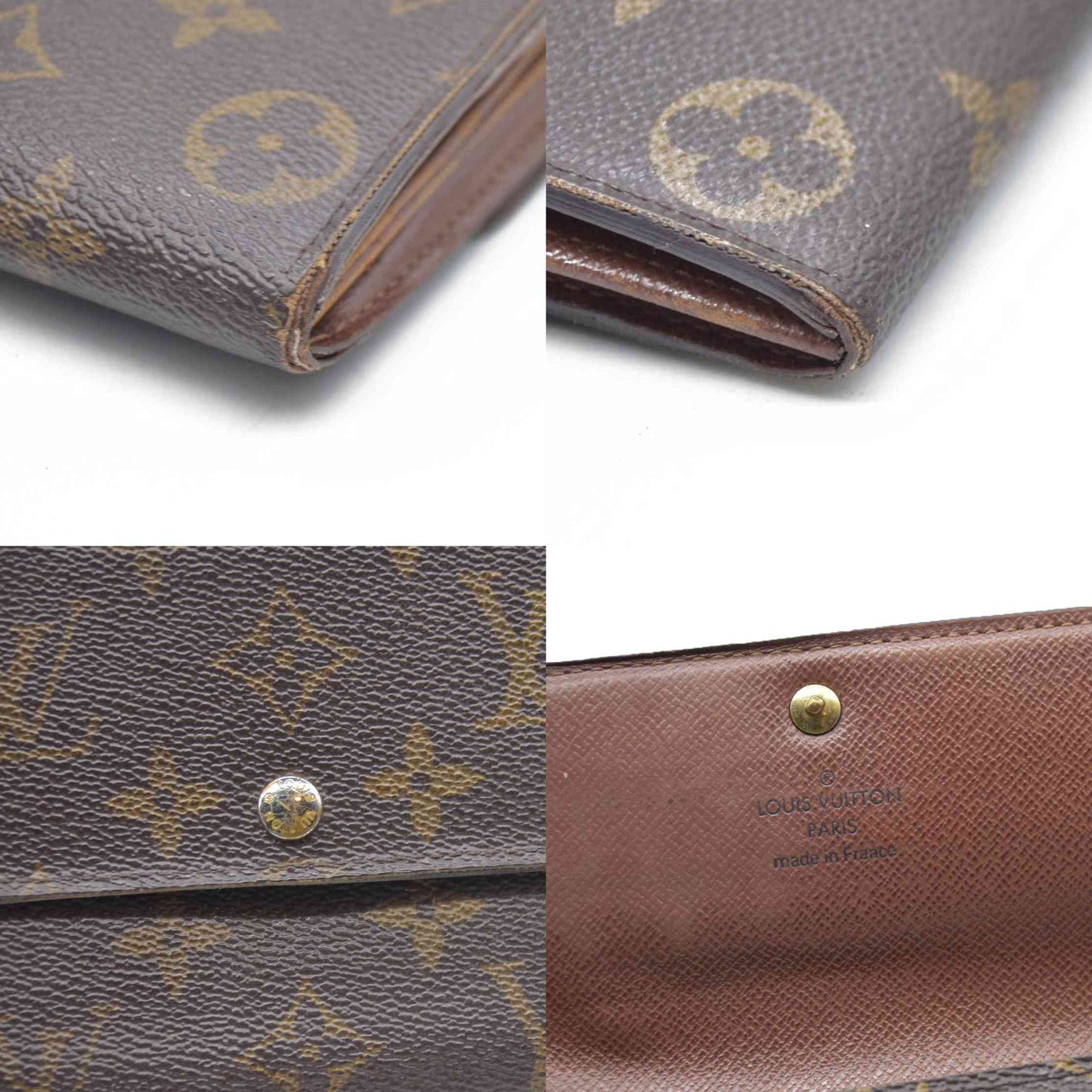 AUCTION $725 Louis Vuitton Monogram Sarah Wallet MI0096
