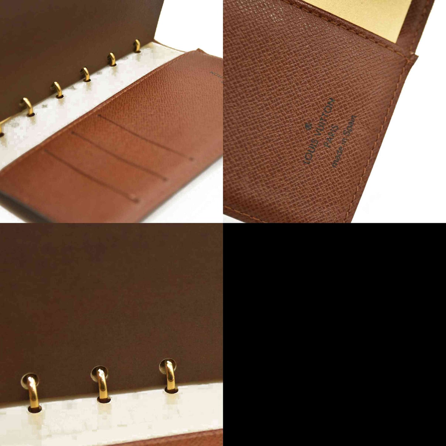 Louis Vuitton  Monogram Medium Ring Agenda Cover CA0051