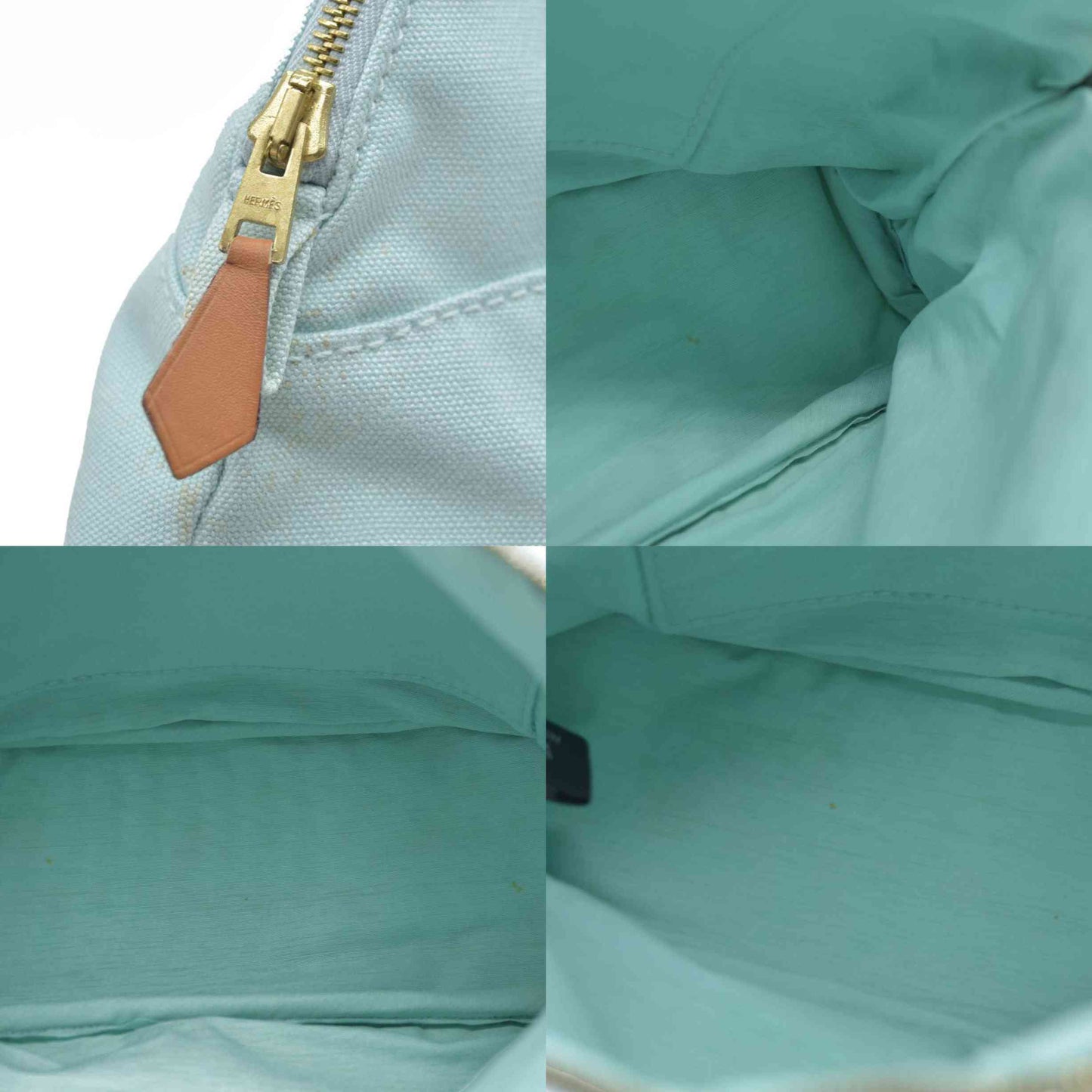 Hermes Bolide Pouch Canvas