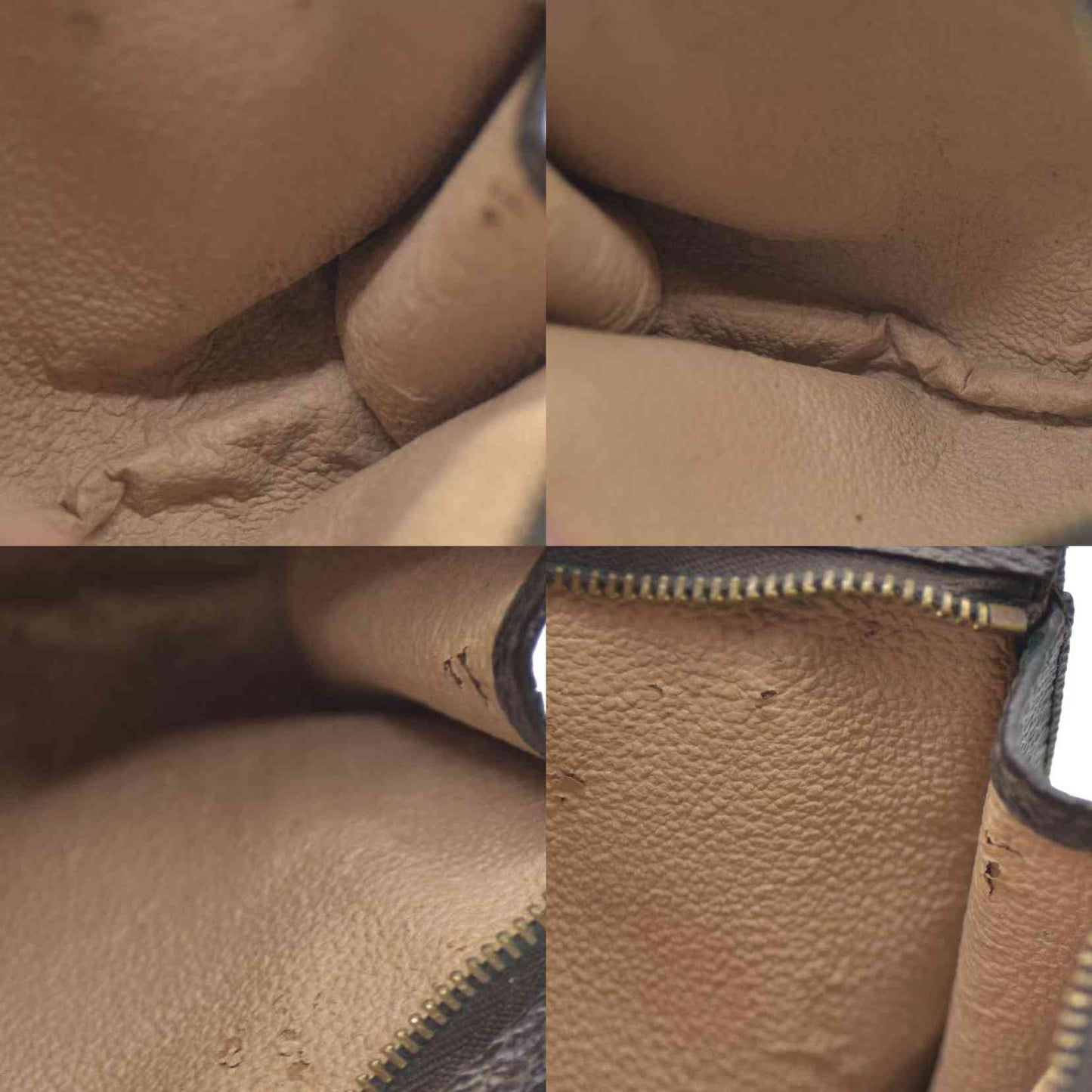 Louis Vuitton Monogram Poche Toilette 15 Cosmetics Pouch Purse Brown MB0042