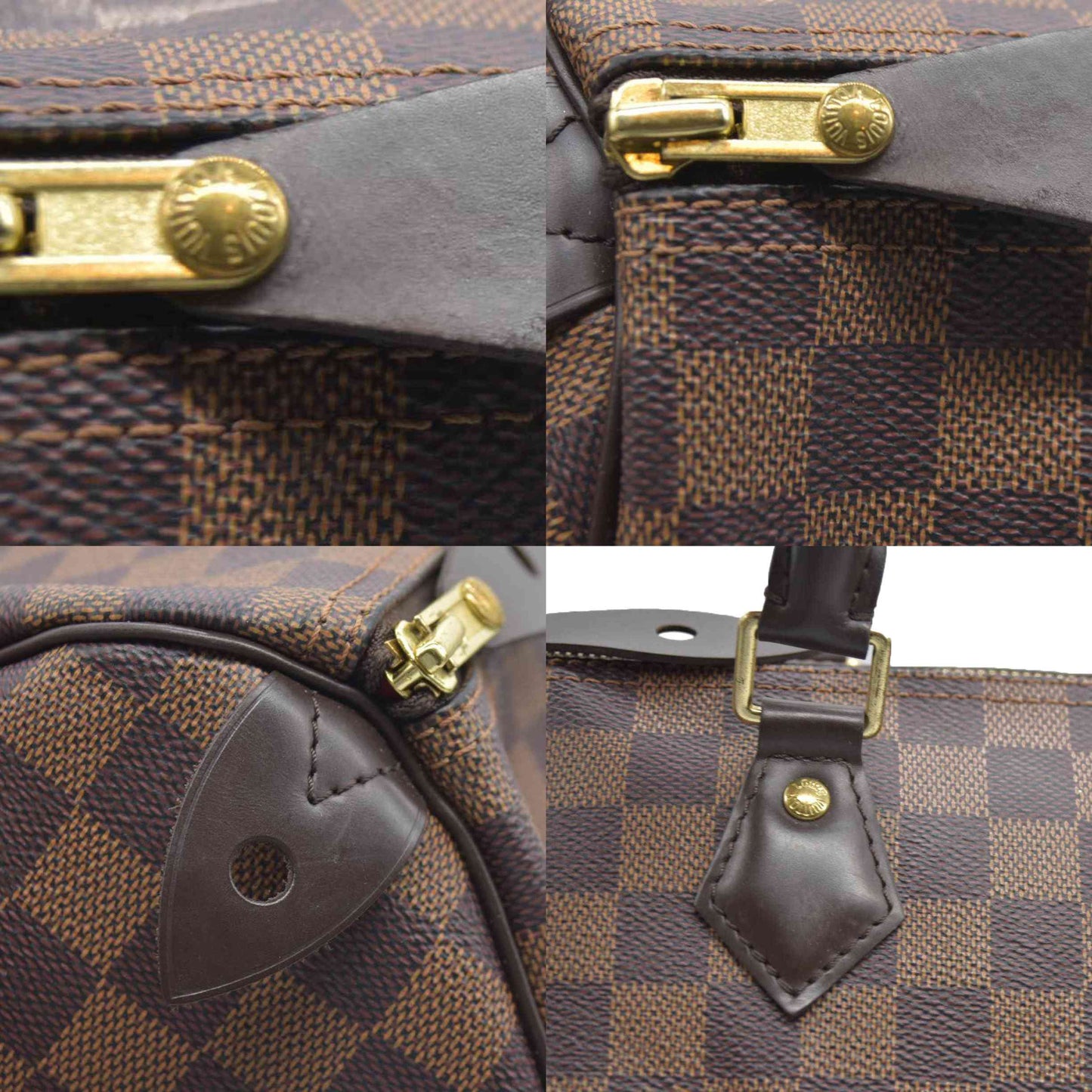 $1630 Louis Vuitton  Damier Ebene Speedy 30 AA1220