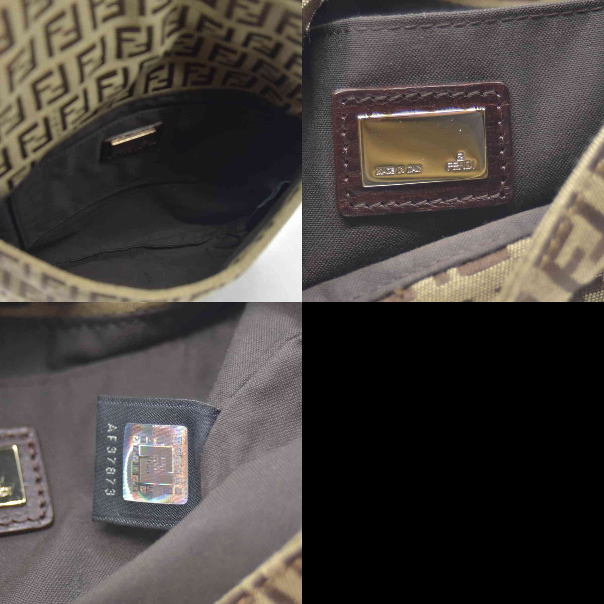 $895 CONSIGMENT FENDI Zucchino FF Vintage