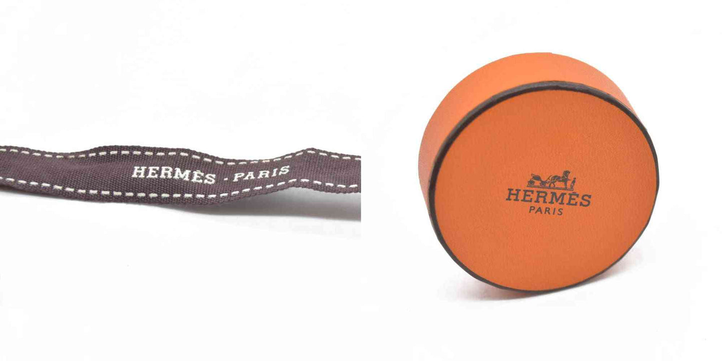 $250 Hermes  Silk Le Nombre D'Or Twilly CONSIGNMENT
