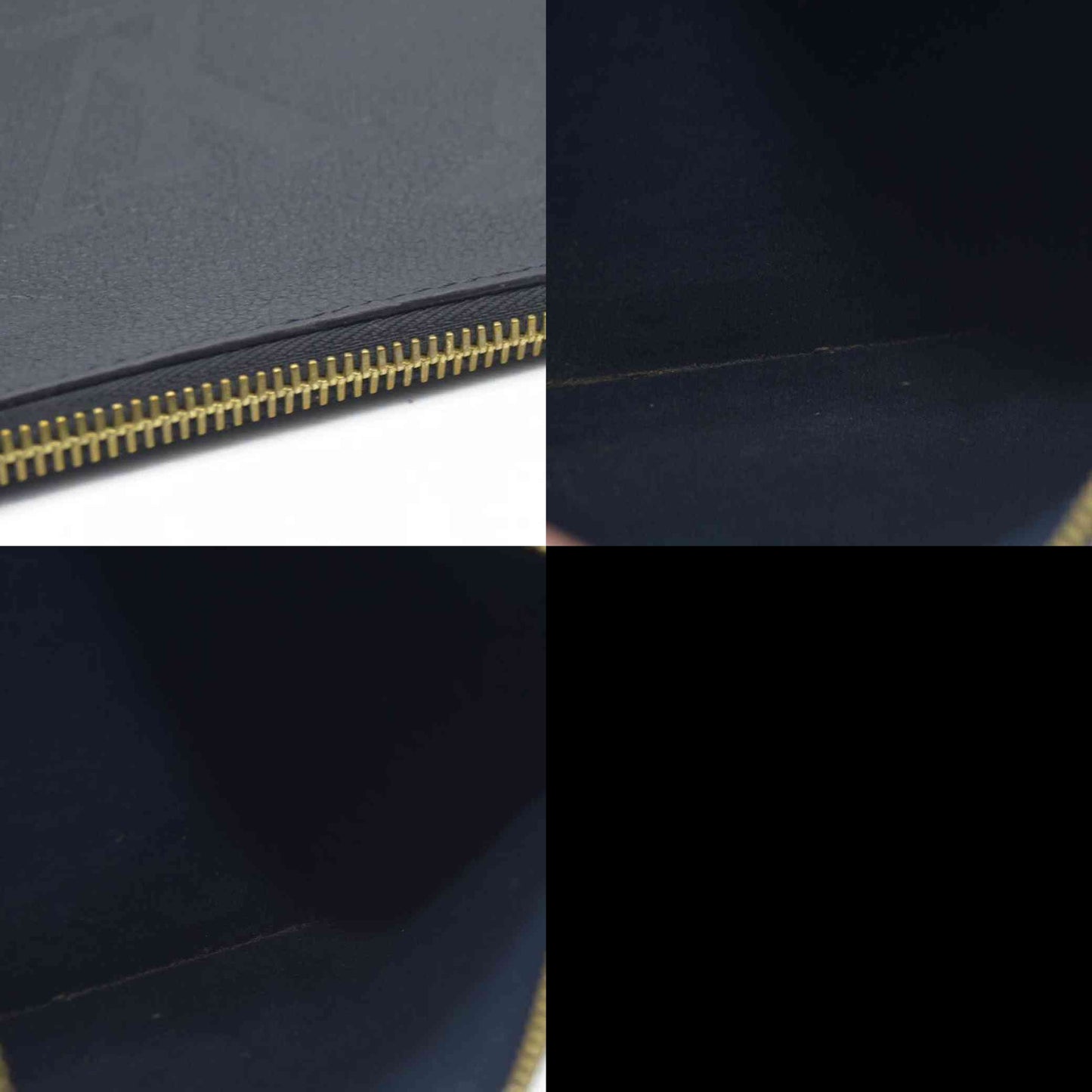 AUCTION $2710 Louis Vuitton  Empreinte Monogram Giant Neverfull MM Pochette Black