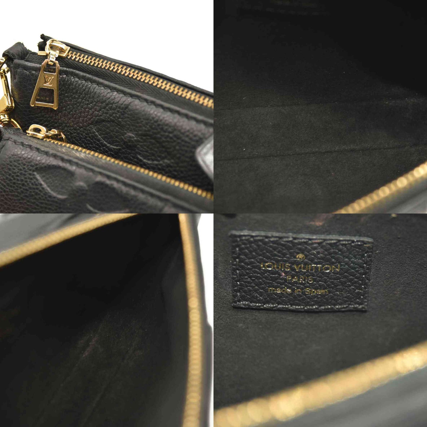 LOUIS VUITTON  Empreinte Monogram Giant Multi Pochette Accessories Black