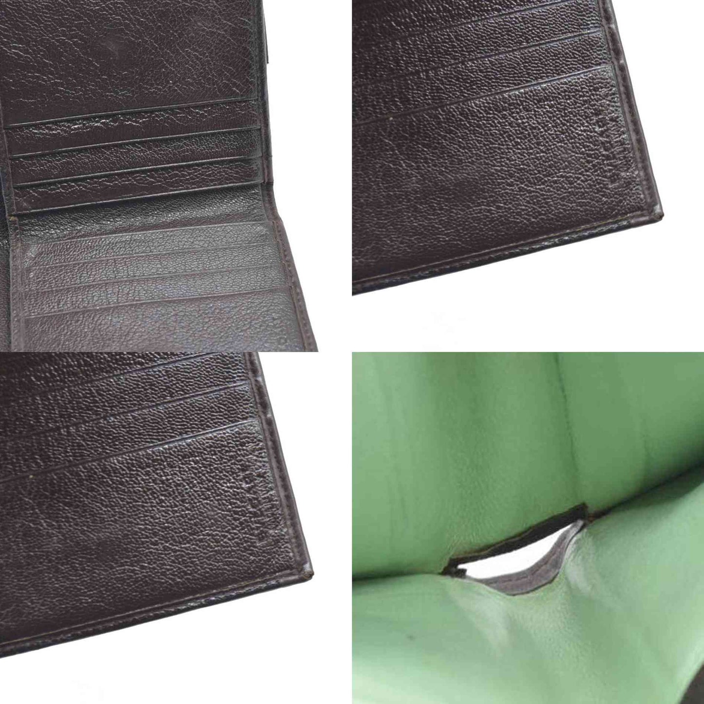 $690 BVLGARI Doppiotondo Leather Bifold Wallet