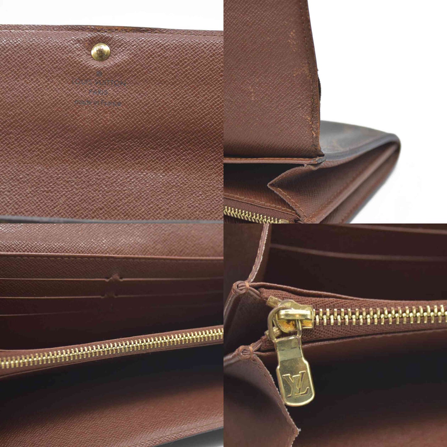 Louis Vuitton Monogram Portefeiulle Sarah Long Bifold Wallet CT0046