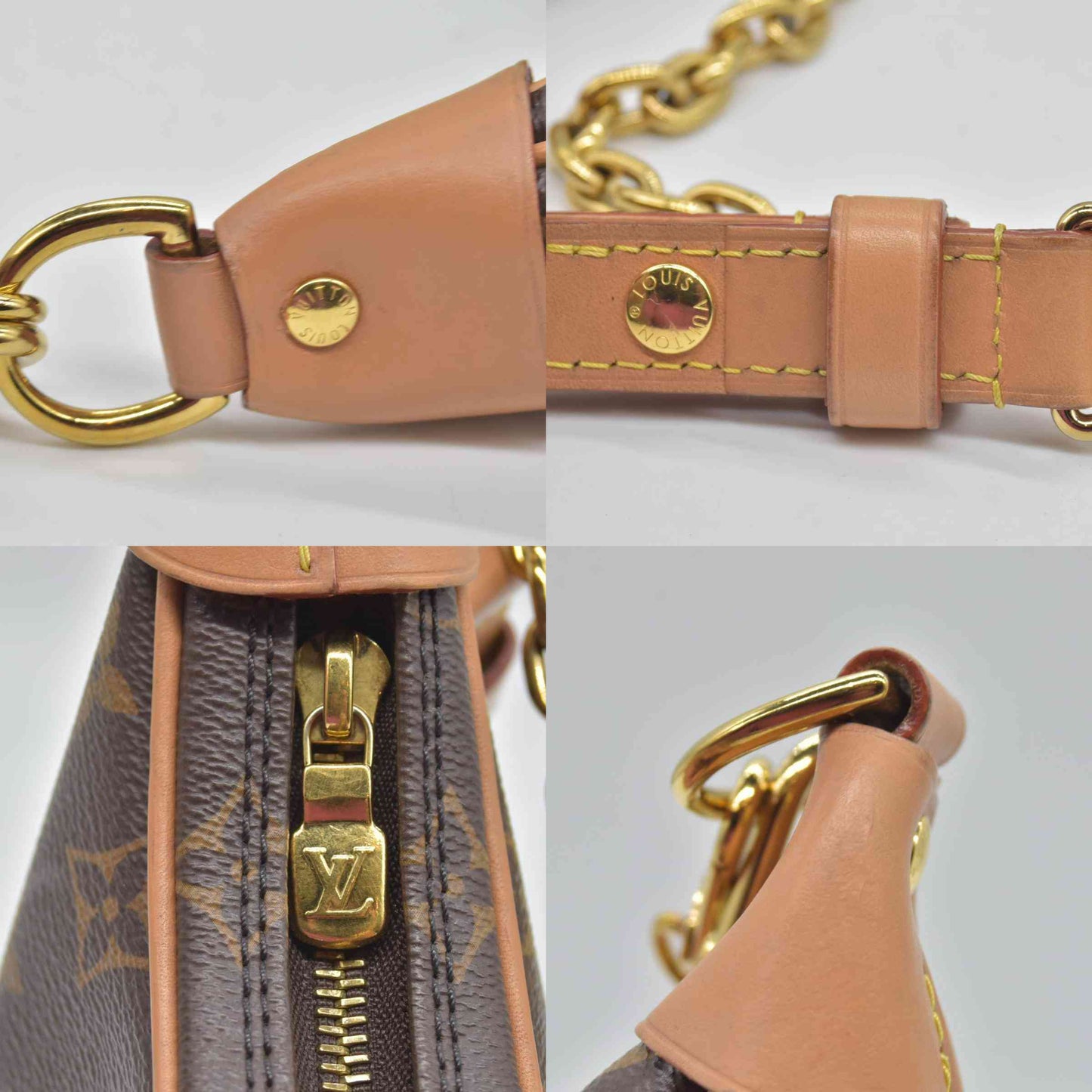 $2540 Louis Vuitton Monogram Loop Crossbody Shoulder Bag Convertible