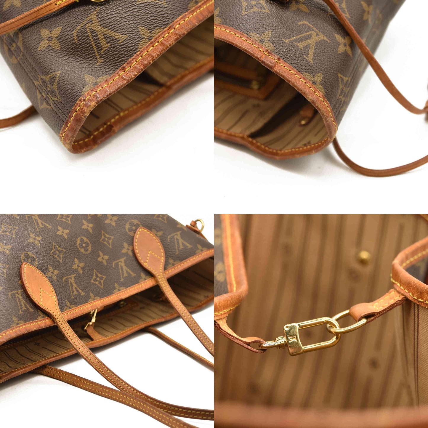 Louis Vuitton Monogram Neverfull MM France AR0038 Tote