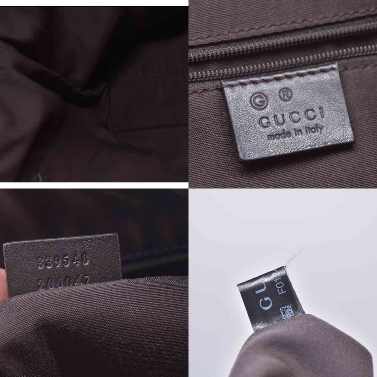$1850 GUCCI Dark Brown Guccissima Leather Bamboo Bar Tote CONSIGNMENT 10021444