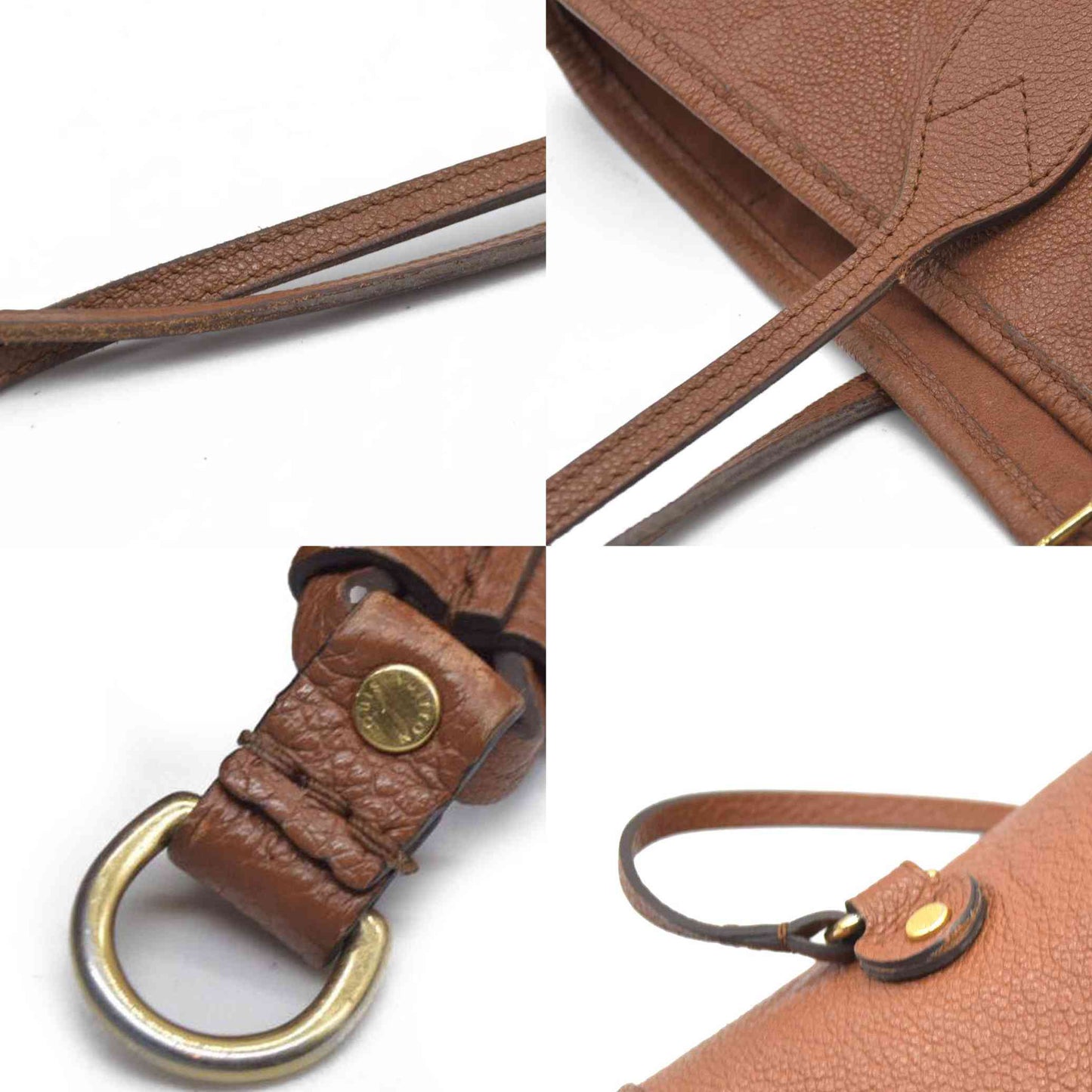 Louis Vuitton Empreinte Monogram Giant Neverfull MM Cognac