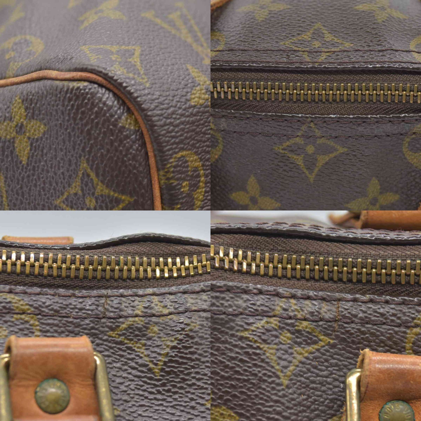 $1490 Louis Vuitton LV Hand Bag Speedy 25 Brown Monogram sp1905