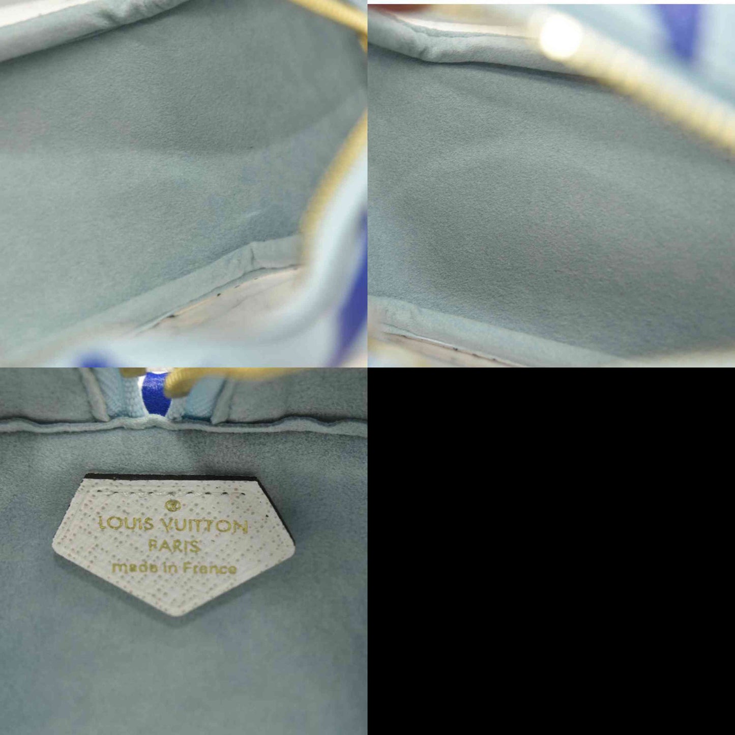 LOUIS VUITTON  Monogram Giant Okinawa Beach Pouch Blue  TR1159