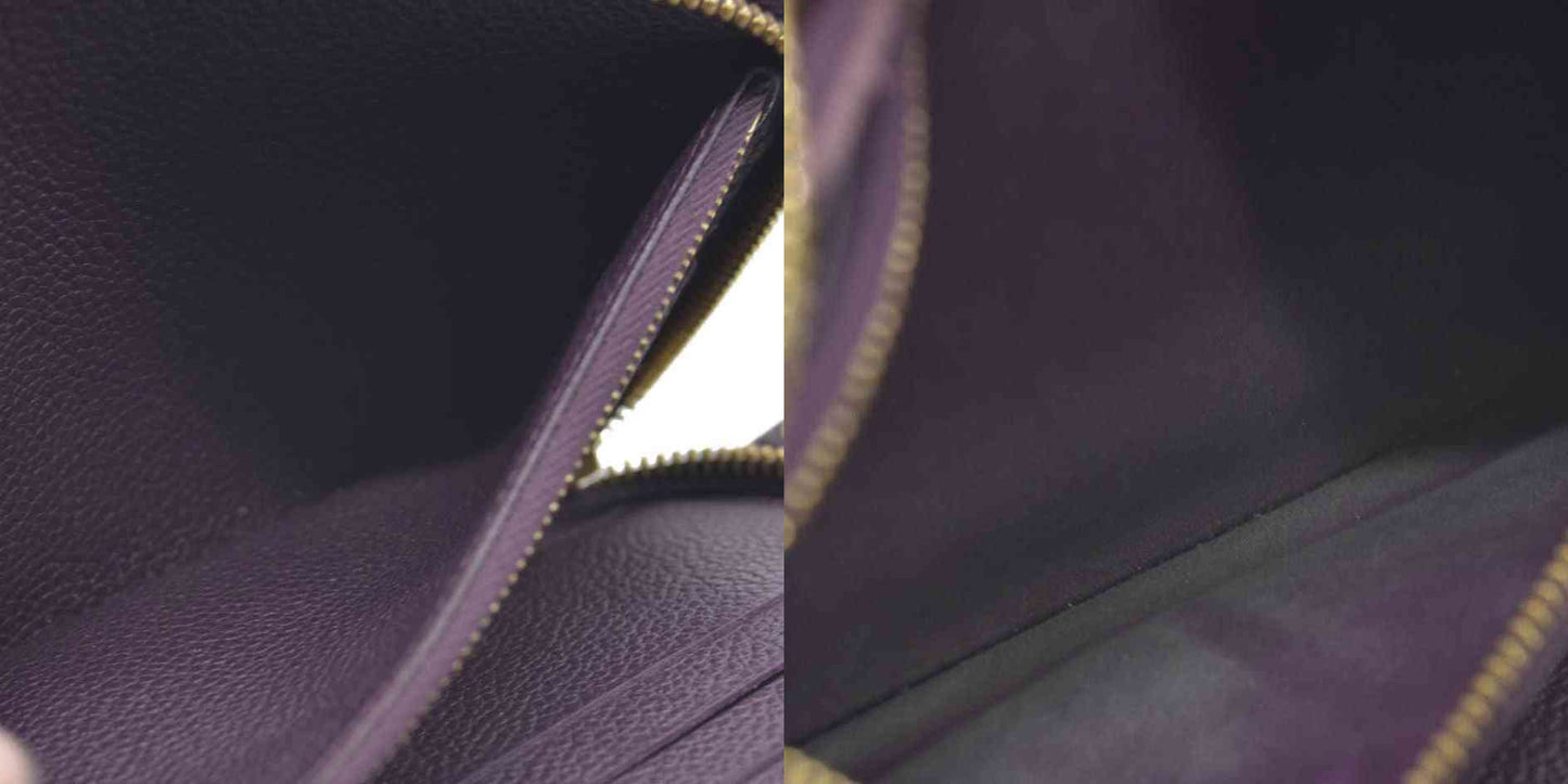 AUCTION $1140 Louis Vuitton  Empreinte Secret Long Wallet Aube