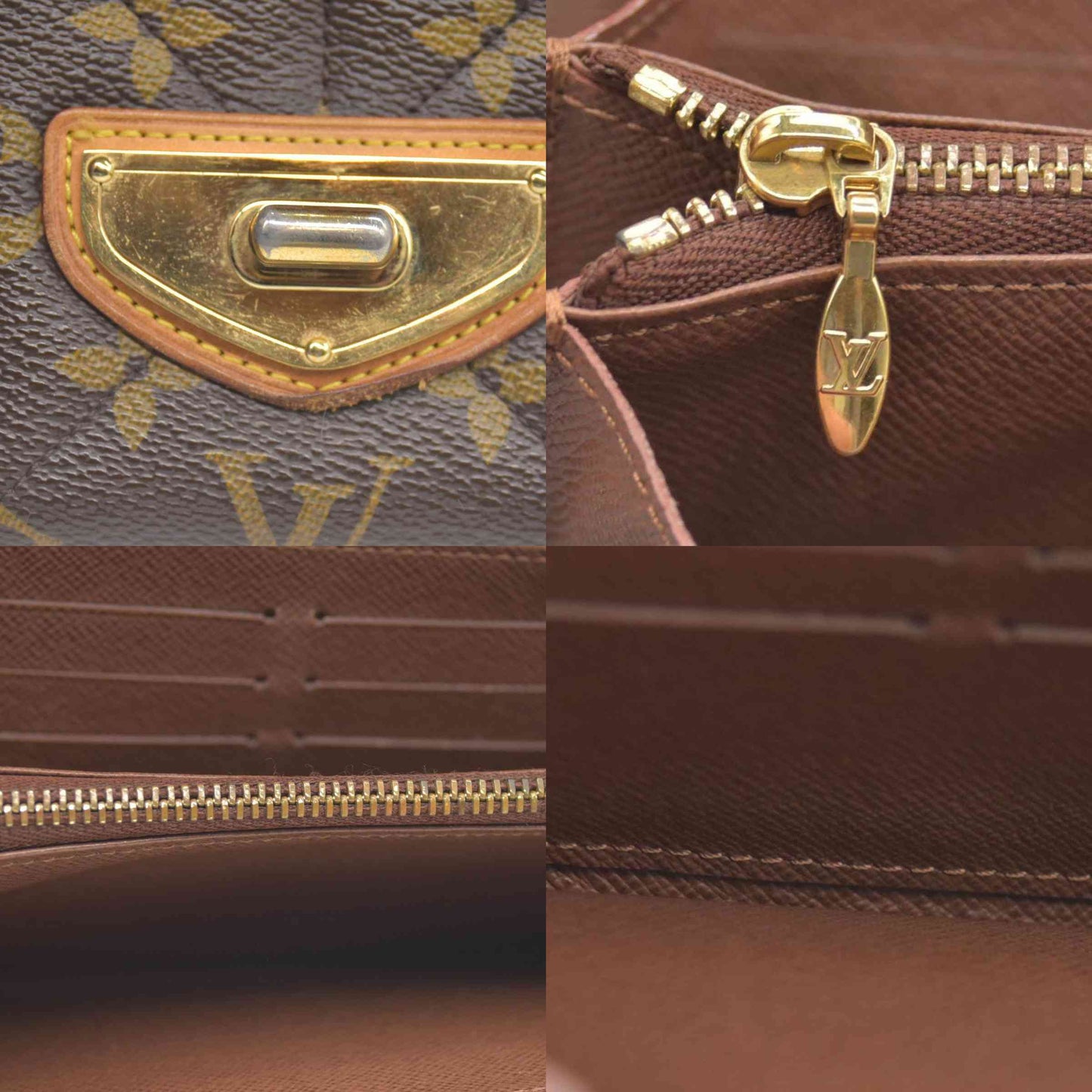 $1060 2011 Louis Vuitton Louis Vuitton Monogram Canvas Etoile Sarah Wallet CONSIGNMENT SP2131