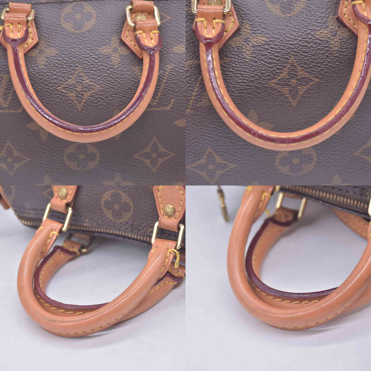 $1920 2016 Louis Vuitton Nano Speedy Bandouliere Crossbody TR1176