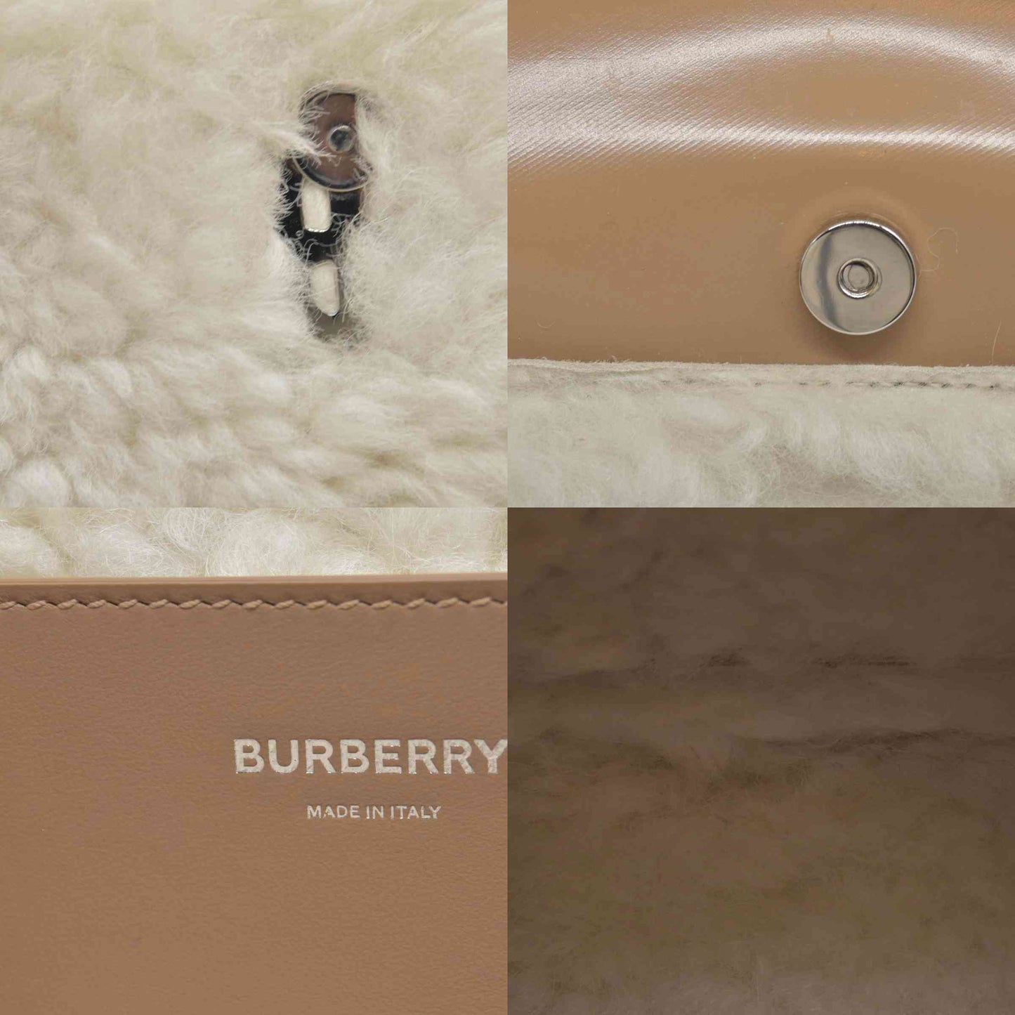 Burberry Shearling Trim Lola Bag CONSIGNMENT