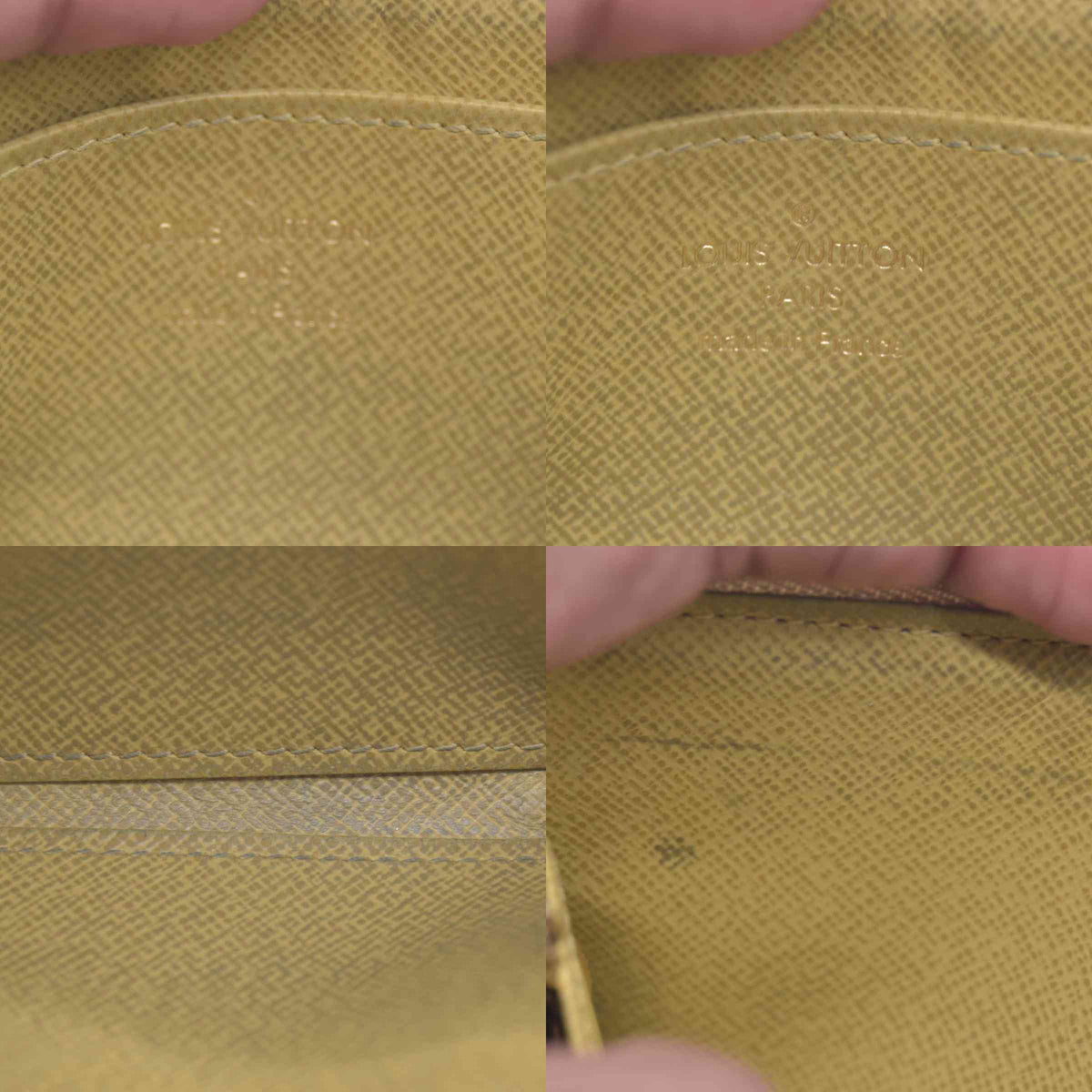 $440 Louis Vuitton Damier Azur Articles de Voyage Key Pouch Cles CONSIGNMENT
