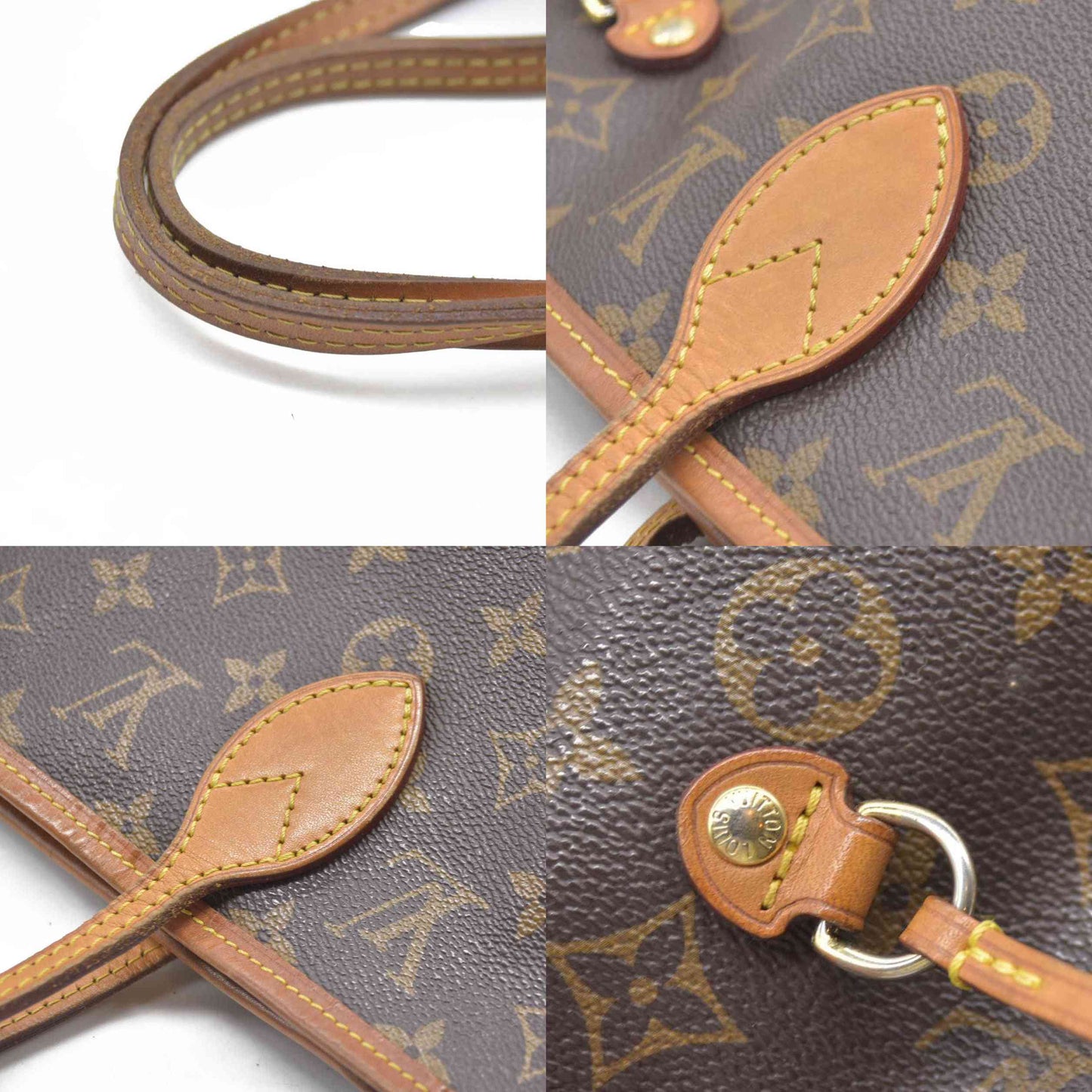 $2170 Louis Vuitton  Monogram Neo Neverfull MM Fuchsia AR5105