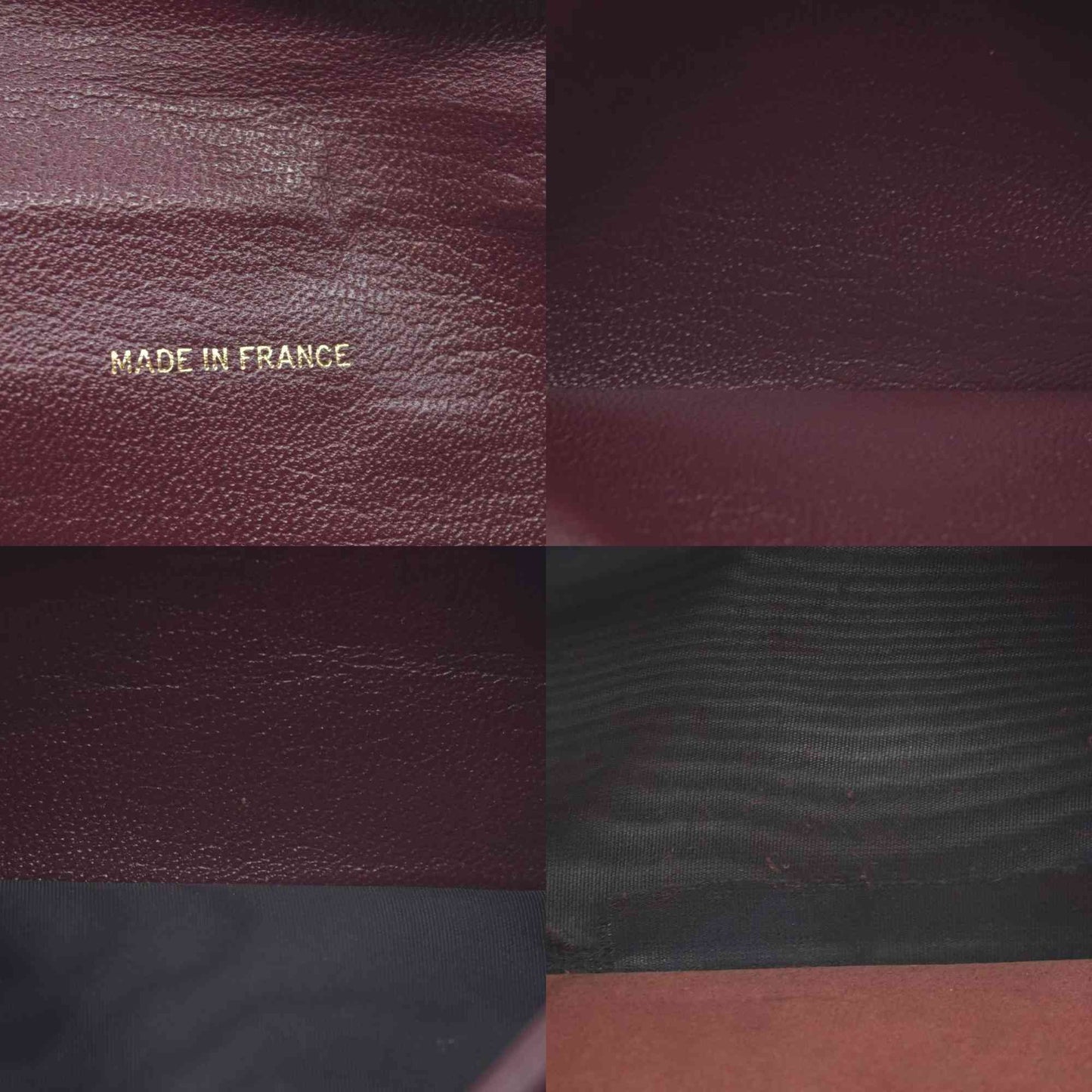 $925 Chanel  Interlocking CC Logo Wallet Burgundy CONSIGNMENT