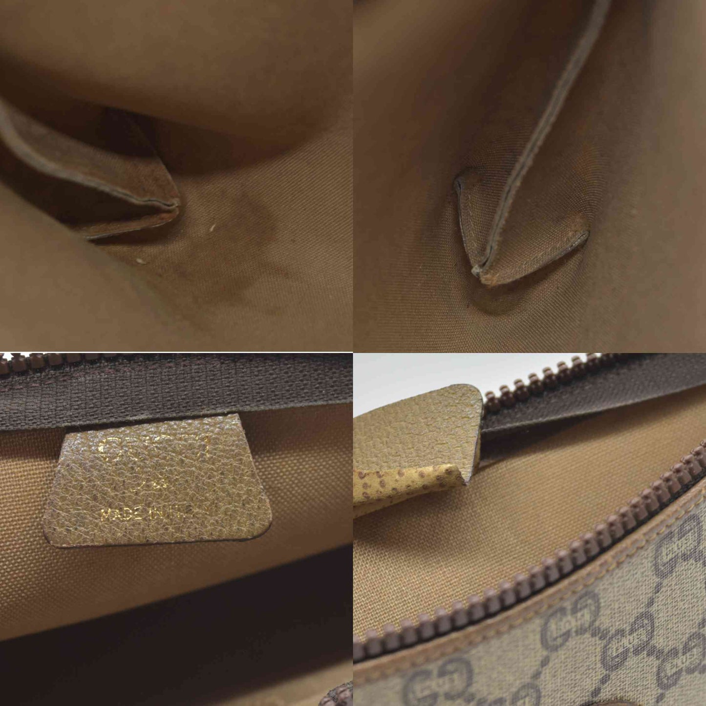 $1100 Gucci GG Gucci Plus Supreme Monogram Pouch Clutch Bag