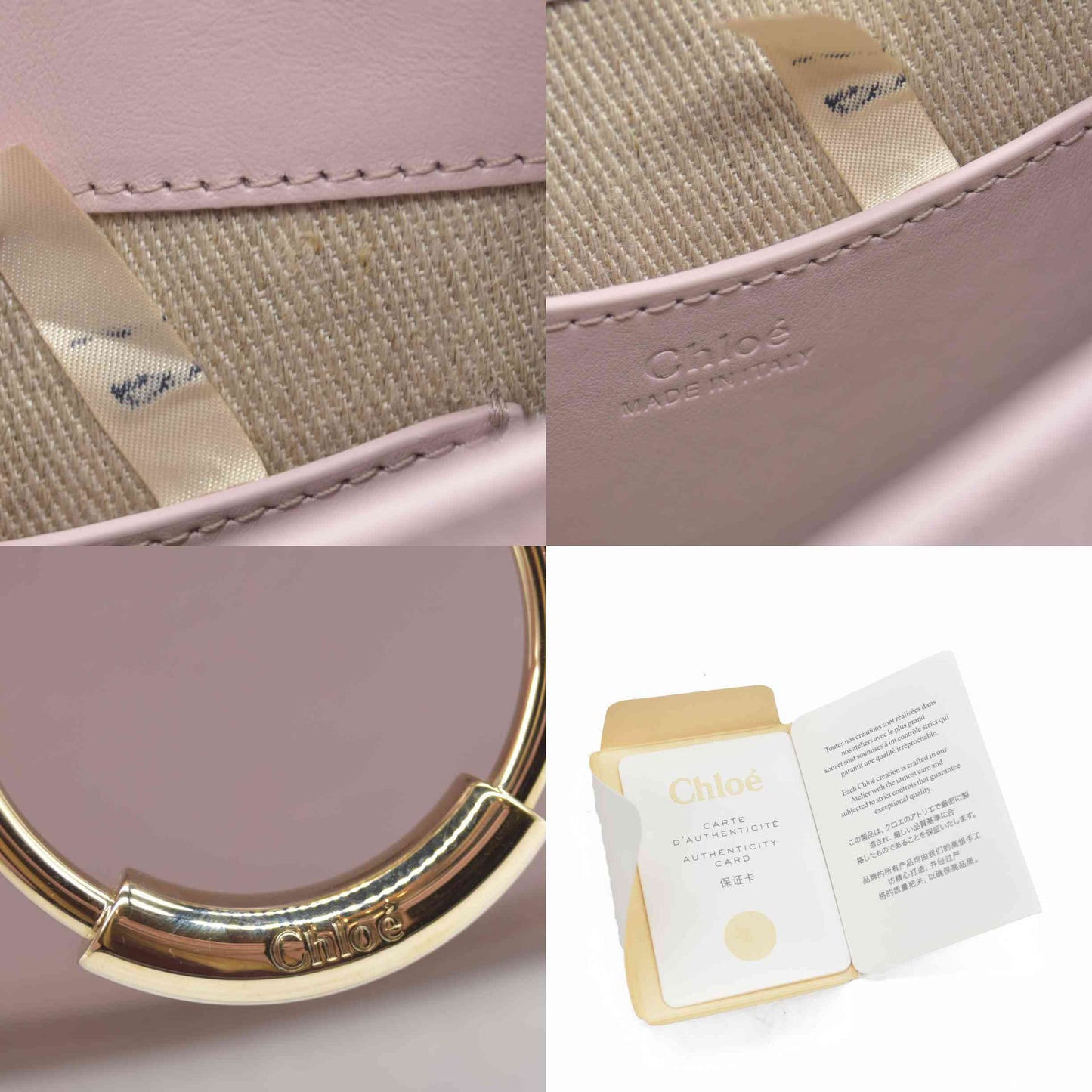 $2450 Chloe Small Tess Bag Pink