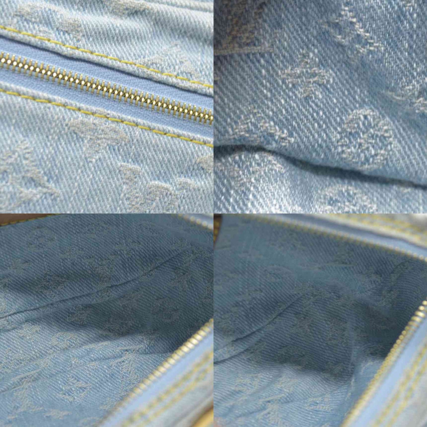 $2490 Louis Vuitton  Monogram Denim Loop Sky Denim