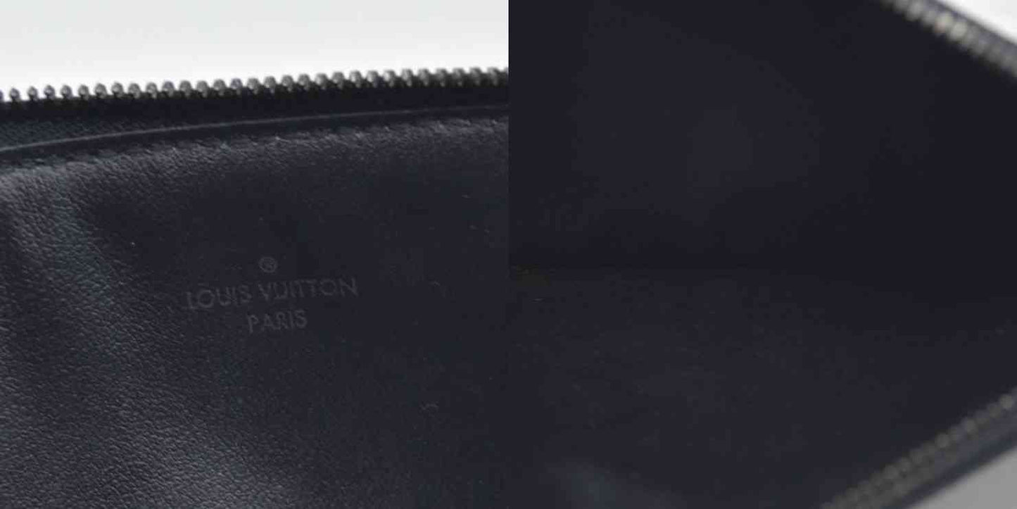 $600 Louis Vuitton Monogram Leopard Pochette Felicie Zipper Insert