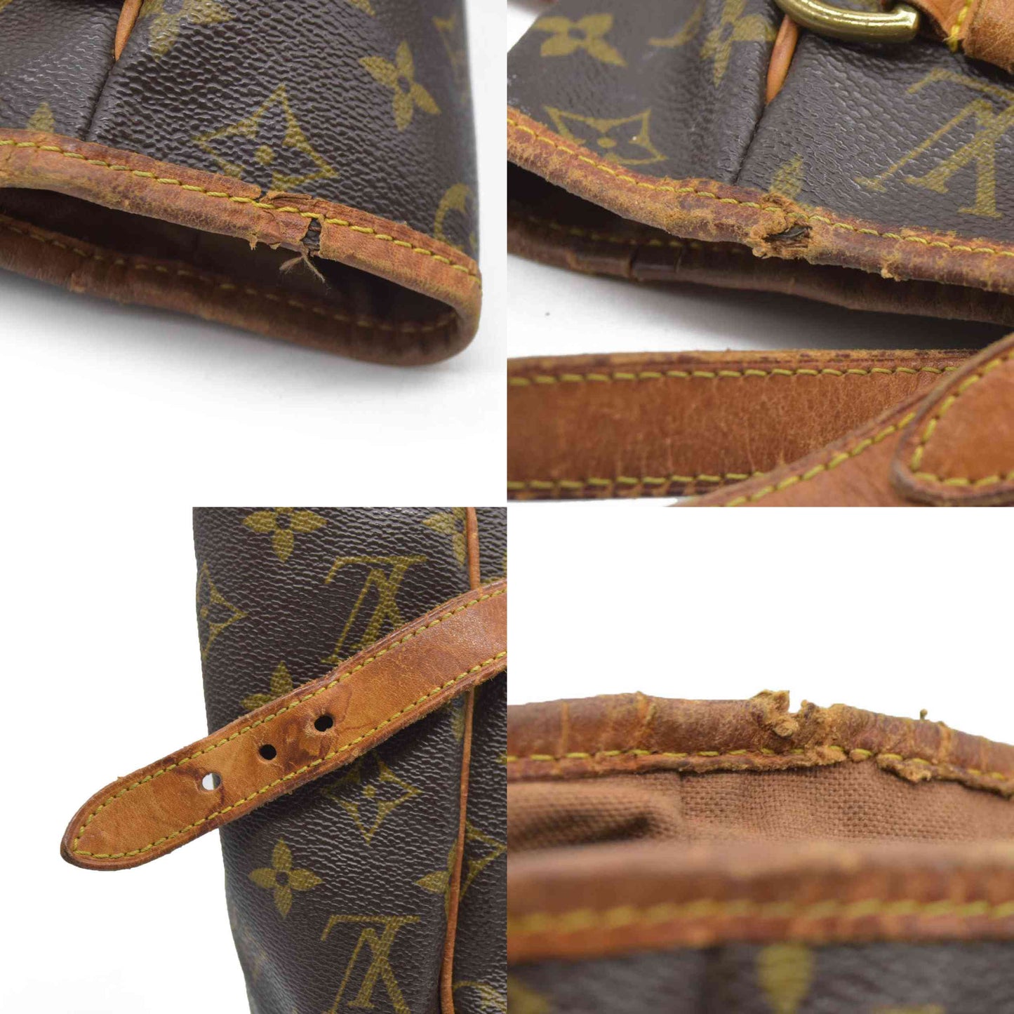 $1300 Louis Vuitton  Monogram Batignolles Vertical WELL WORN