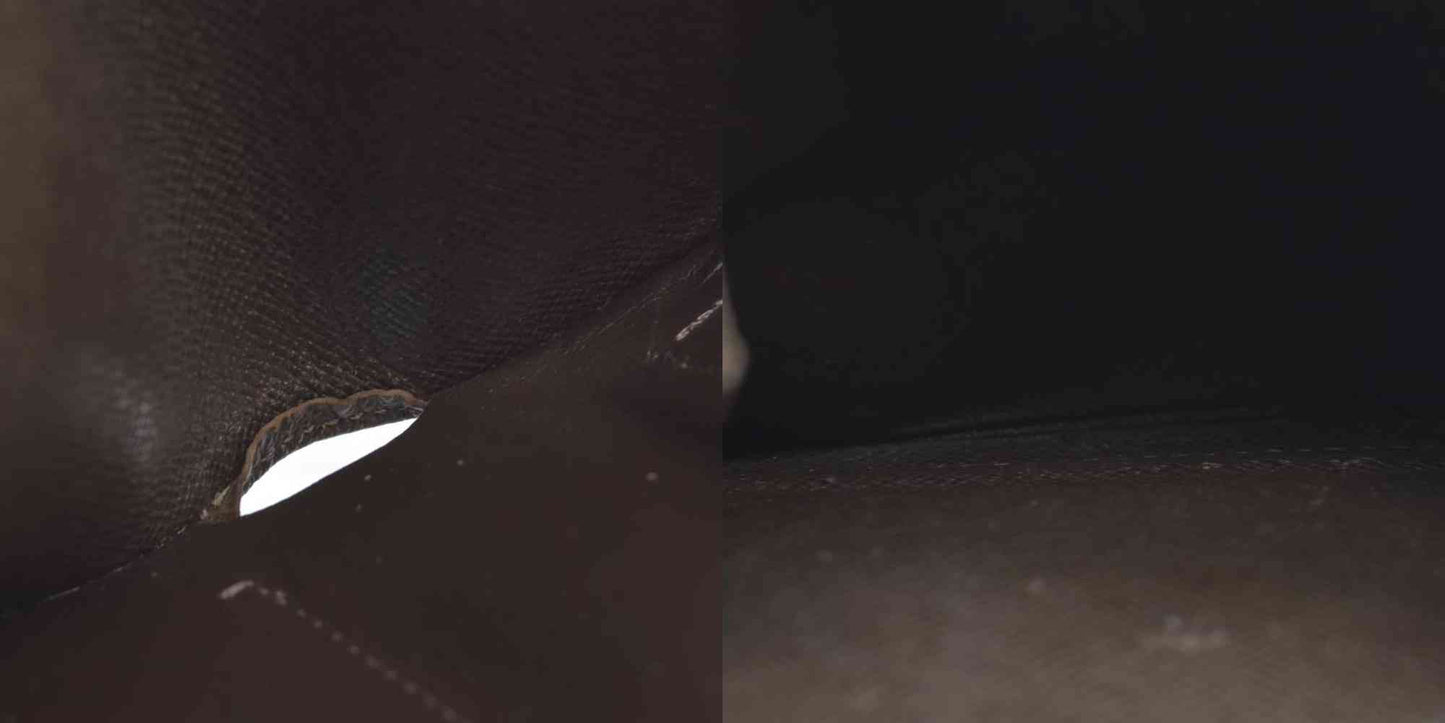 $615 2009 BROWN Louis Vuitton Taiga Multiple Wallet CONSIGNMENT SP1039