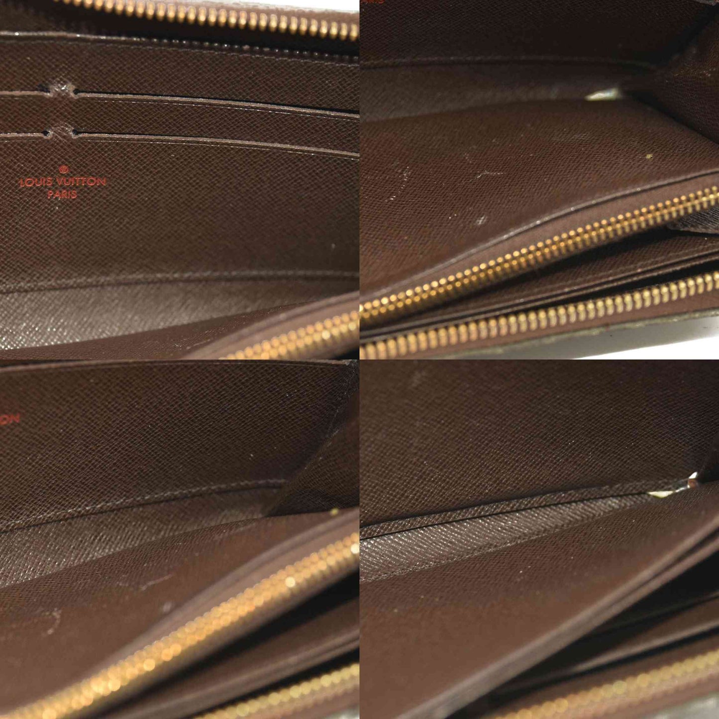 Louis Vuitton  Damier Ebene Zippy Wallet SD1103