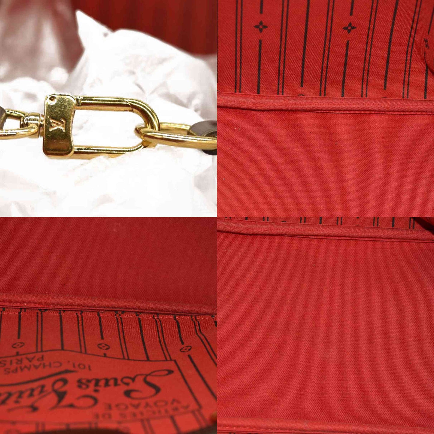 LOUIS VUITTON Damier Ebene Neo Neverfull MM  AR1068