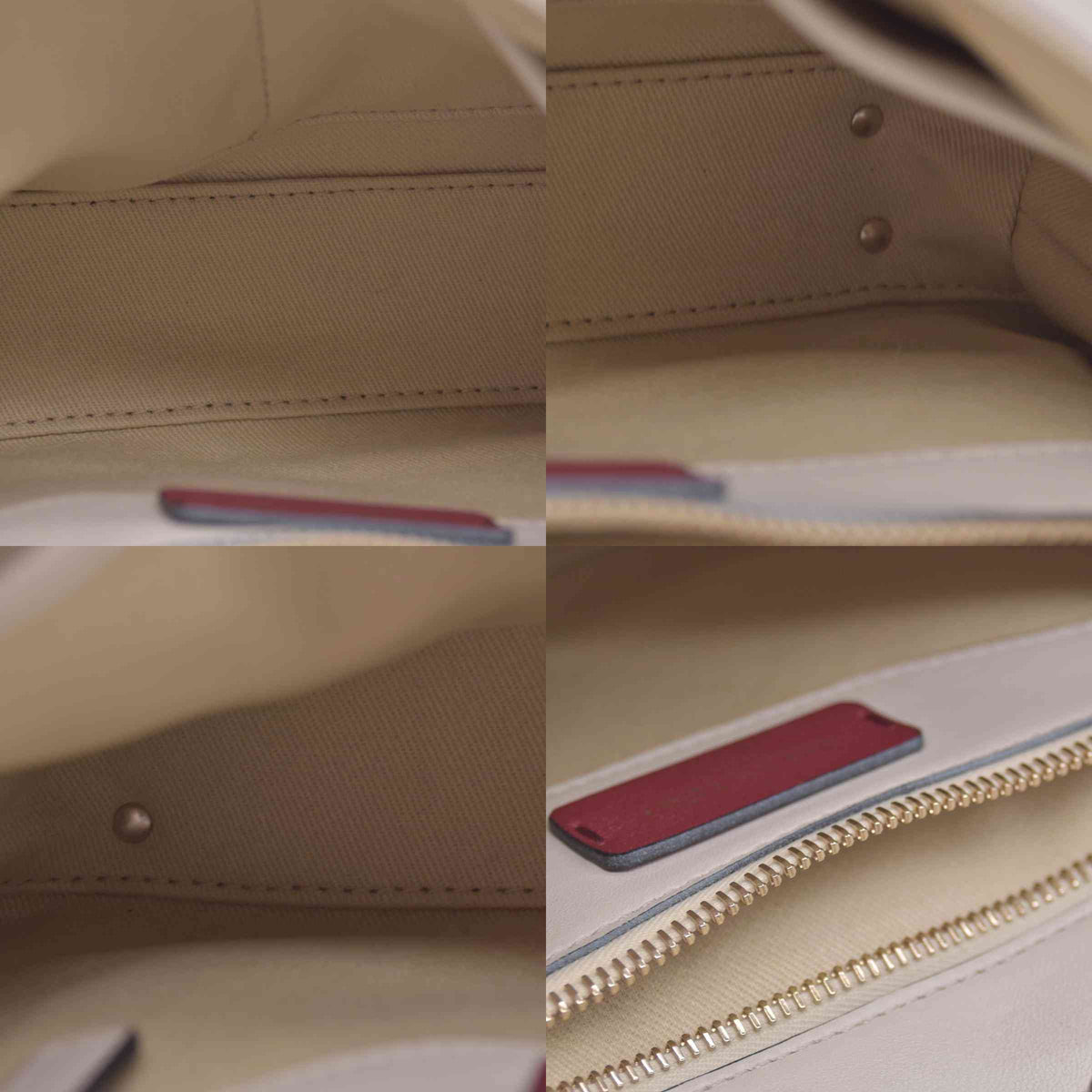 $2675 VALENTINO Lambskin Polka Dot Rockstud Candystud Shoulder Bag Light Ivory CONSIGNMENT 10021273