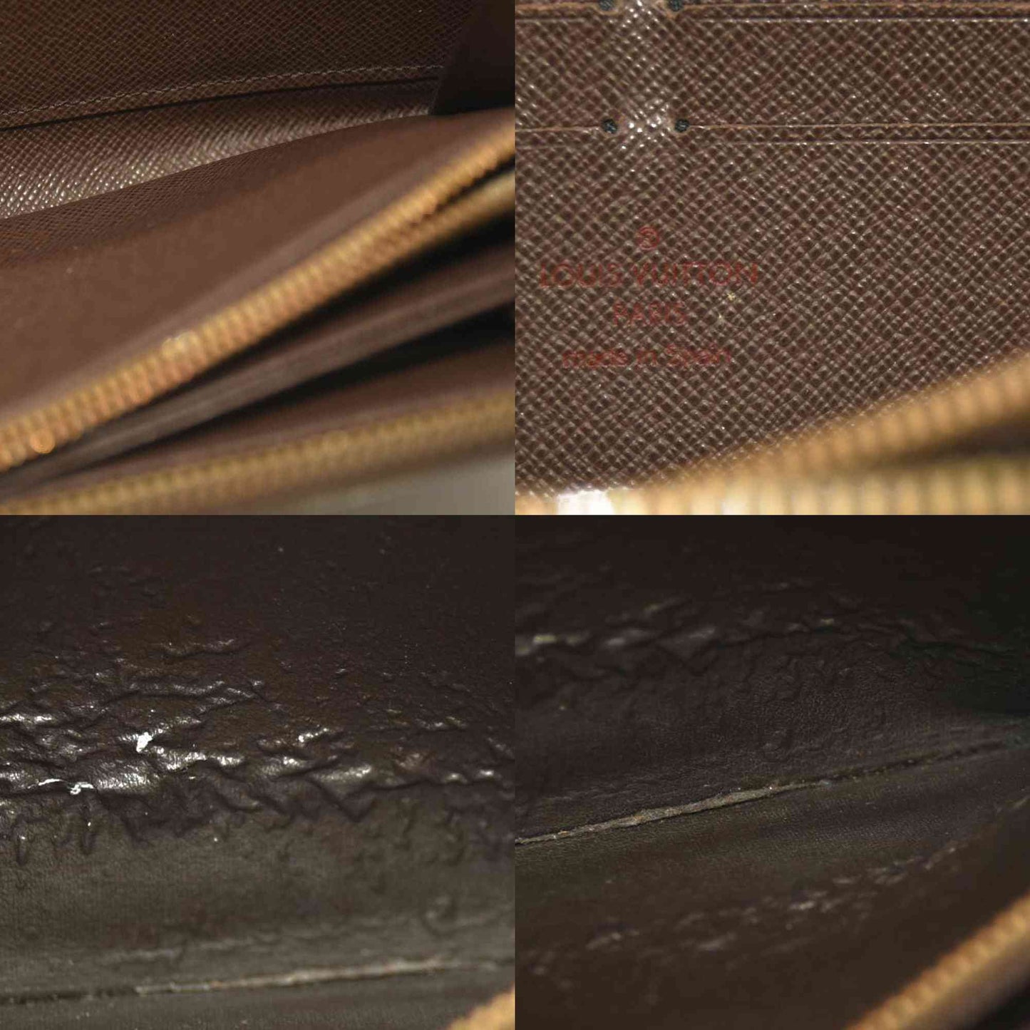 Louis Vuitton  Damier Ebene Zippy Wallet CA0173