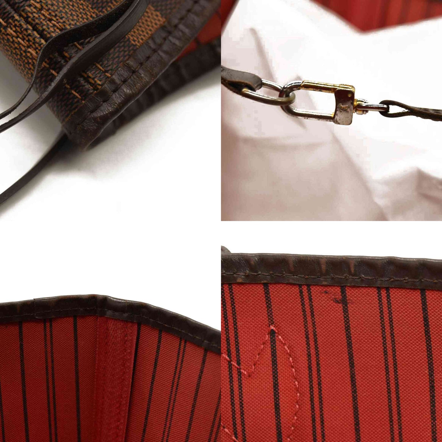 Louis Vuitton  Damier Ebene Neverfull MM With Pouch GI0168