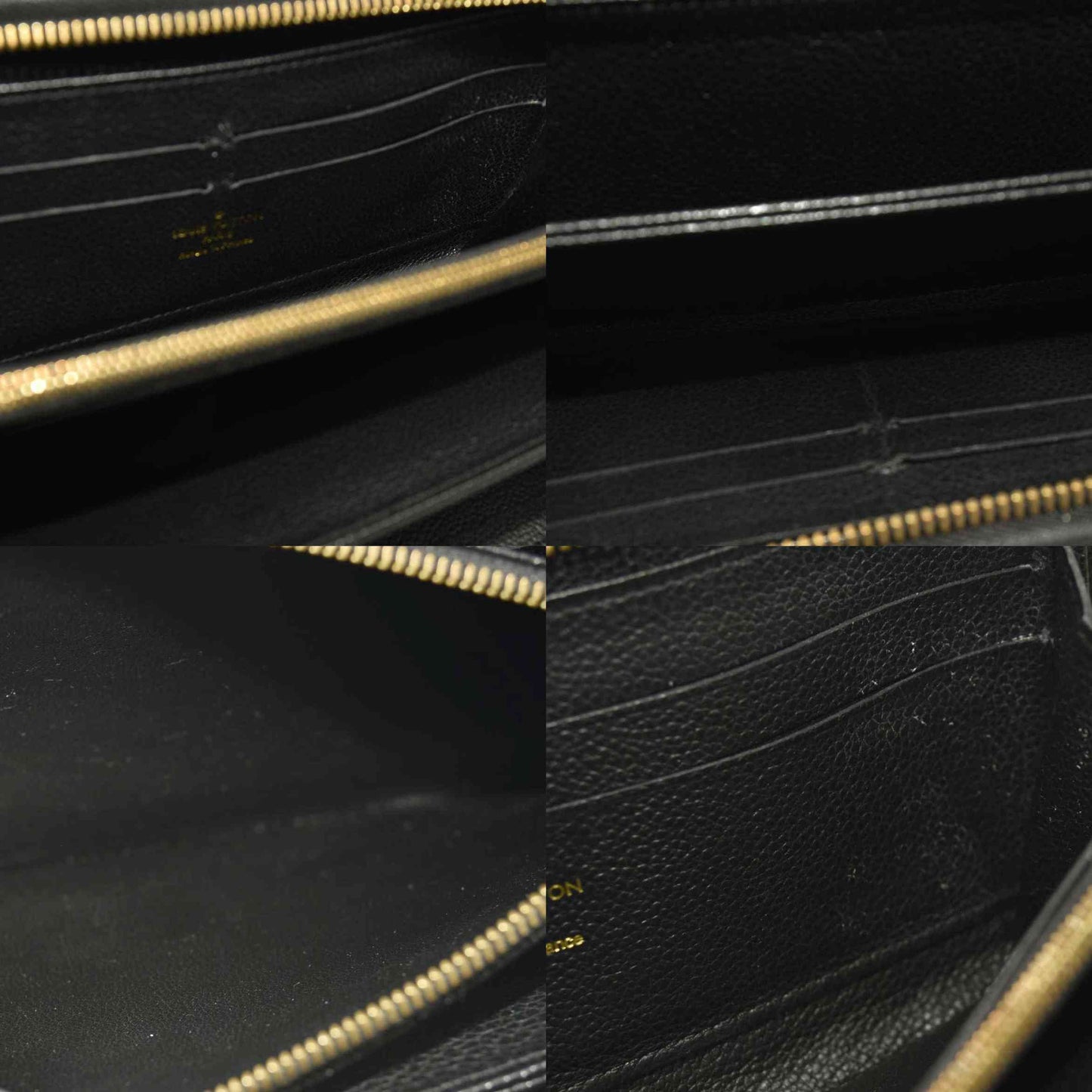 LOUIS VUITTON Empreinte Secret Long Wallet Black TN4115