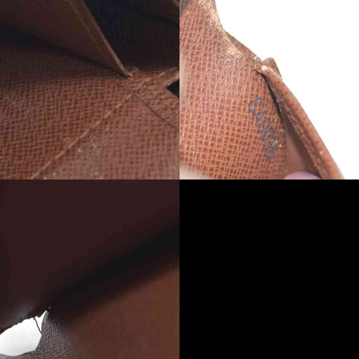 $545 Louis Vuitton Monogram Bifold Marco Wallet CA0035 CONSIGNMENT 2005