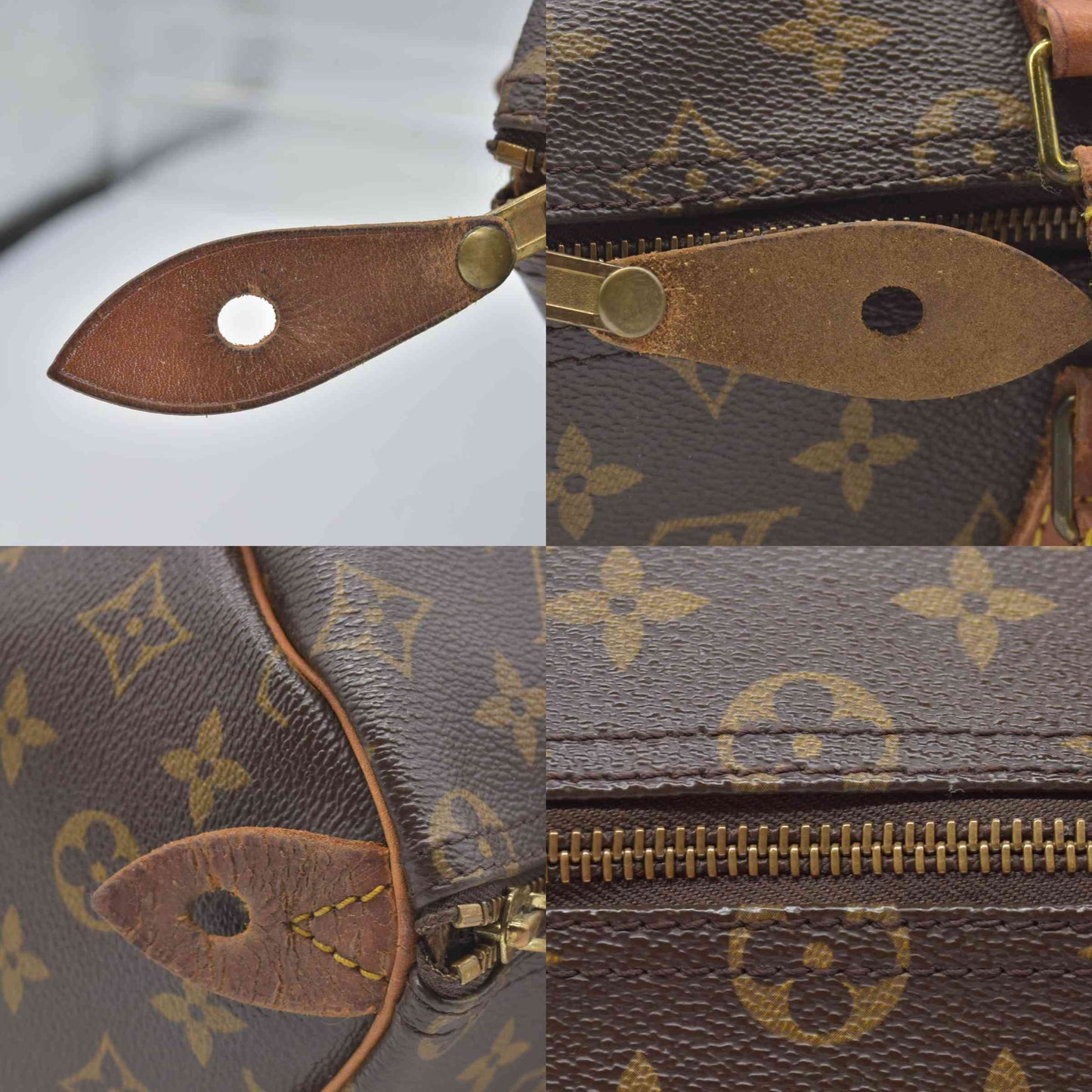$1730 1987 Louis Vuitton Monogram Speedy 35 VI872