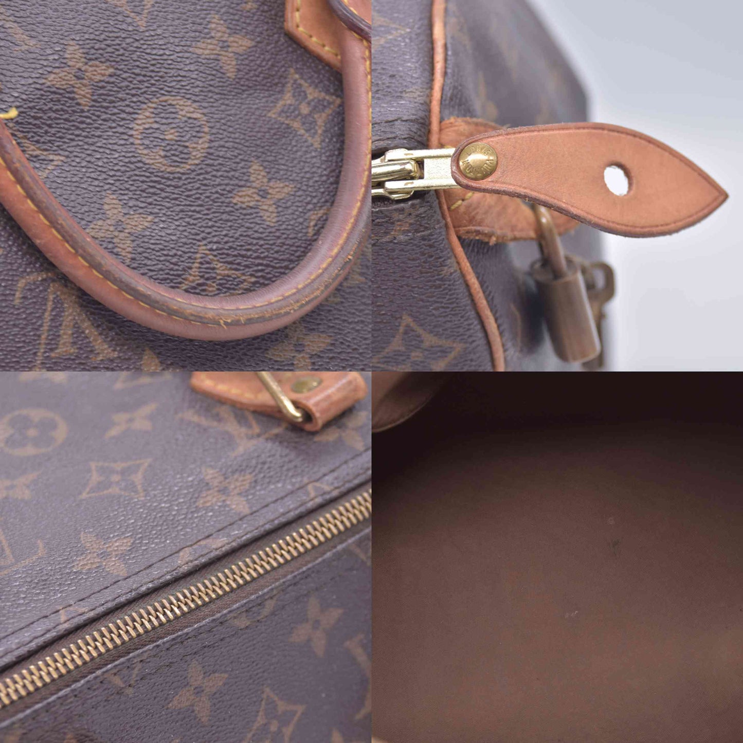 $1700 2005 Louis Vuitton Speedy 35 Monogram AA0065