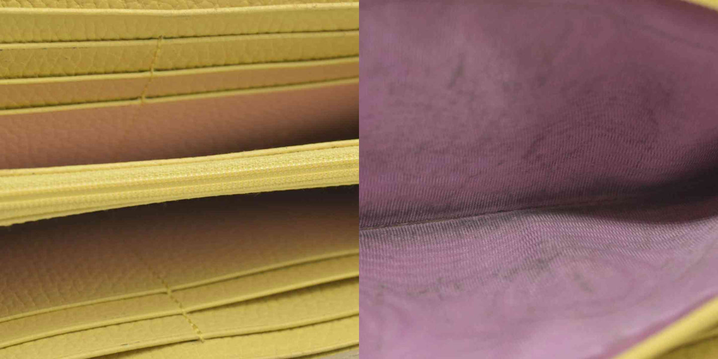 GUCCI GG Marmont Leather Bifold Long Wallet