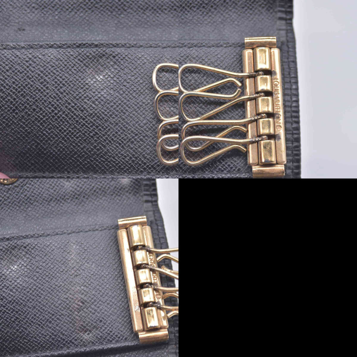 $345 2004 Louis Vuitton Epi Multicles 4 Key Noir CA0044 CONSIGNMENT 10021045