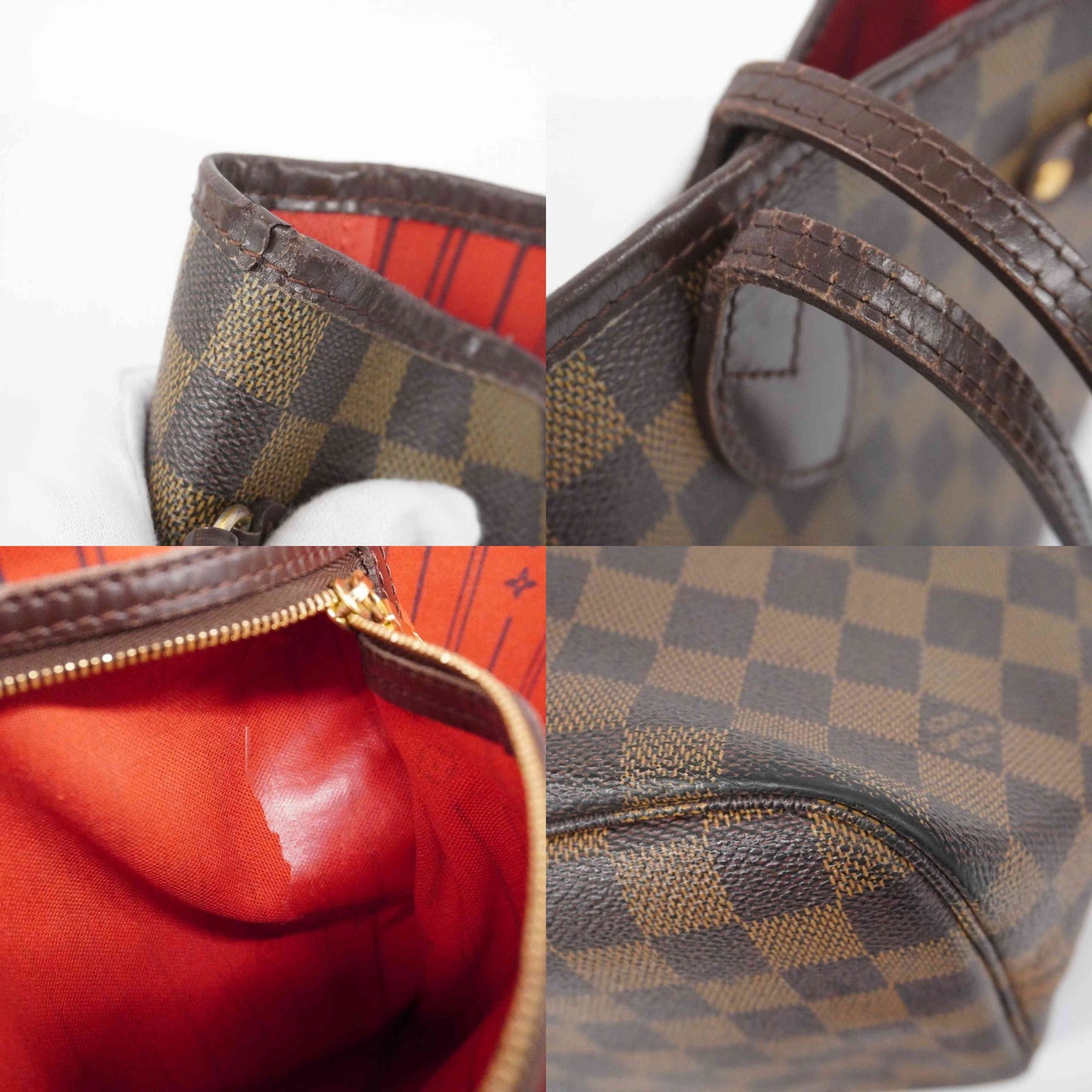 Louis Vuitton  Damier Ebene Neverfull MM N51105