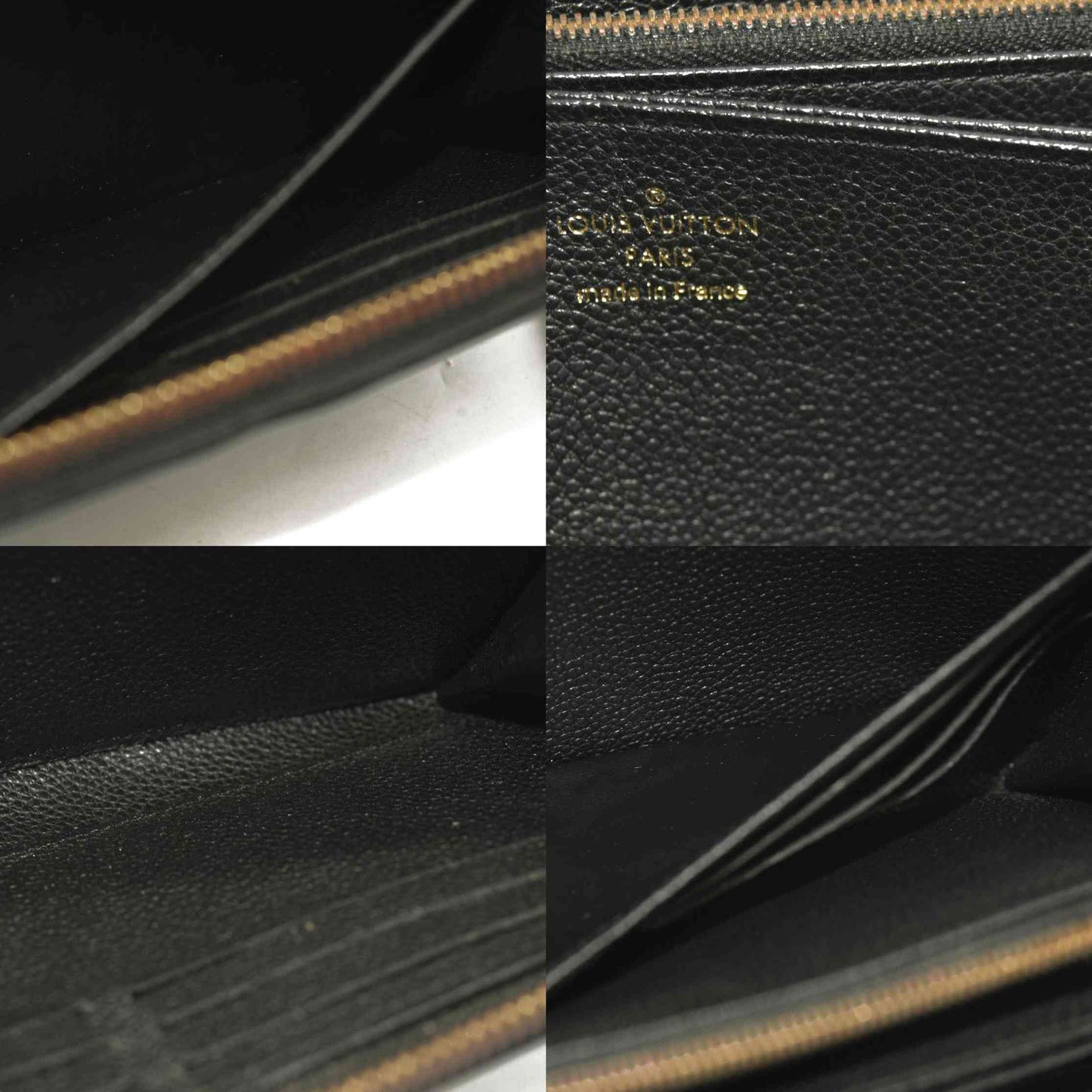 Louis Vuitton  Empreinte Zippy Wallet Black SP1107