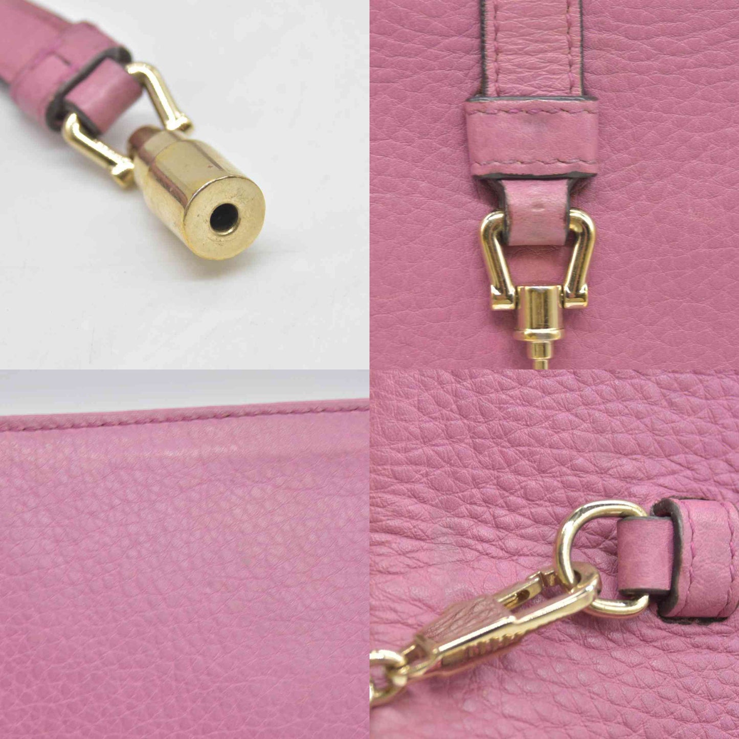 $2172 Gucci Jackie Soft Leather Flap Shoulder Bag CONSIGNMENT