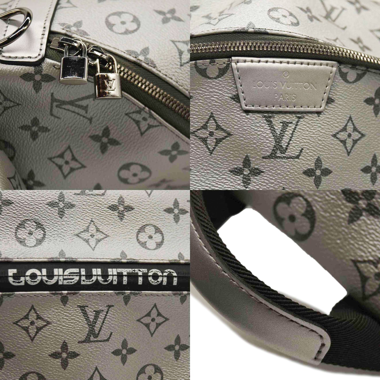 Louis Vuitton  Monogram Reflect Outdoor Apollo Backpack Silver