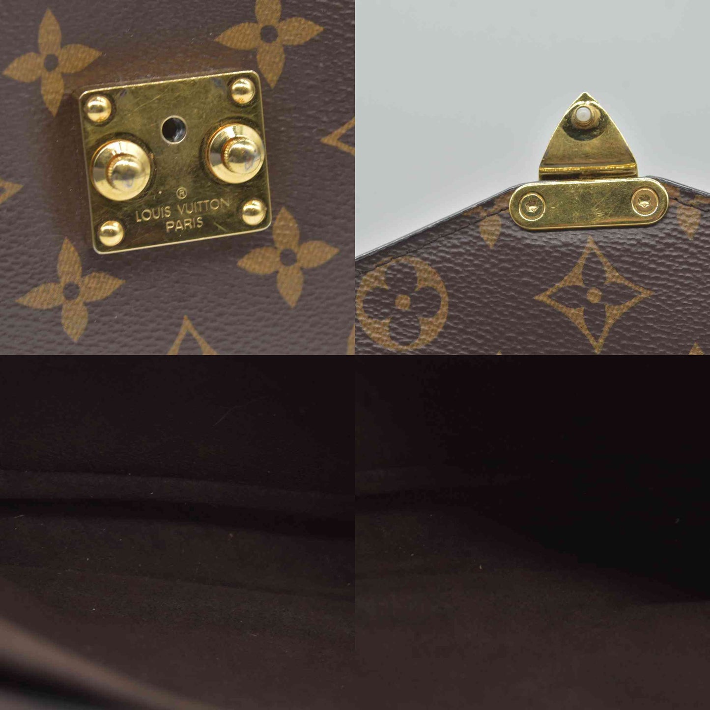 $2750 2018 Louis Vuitton  Monogram Pochette Metis PL2188