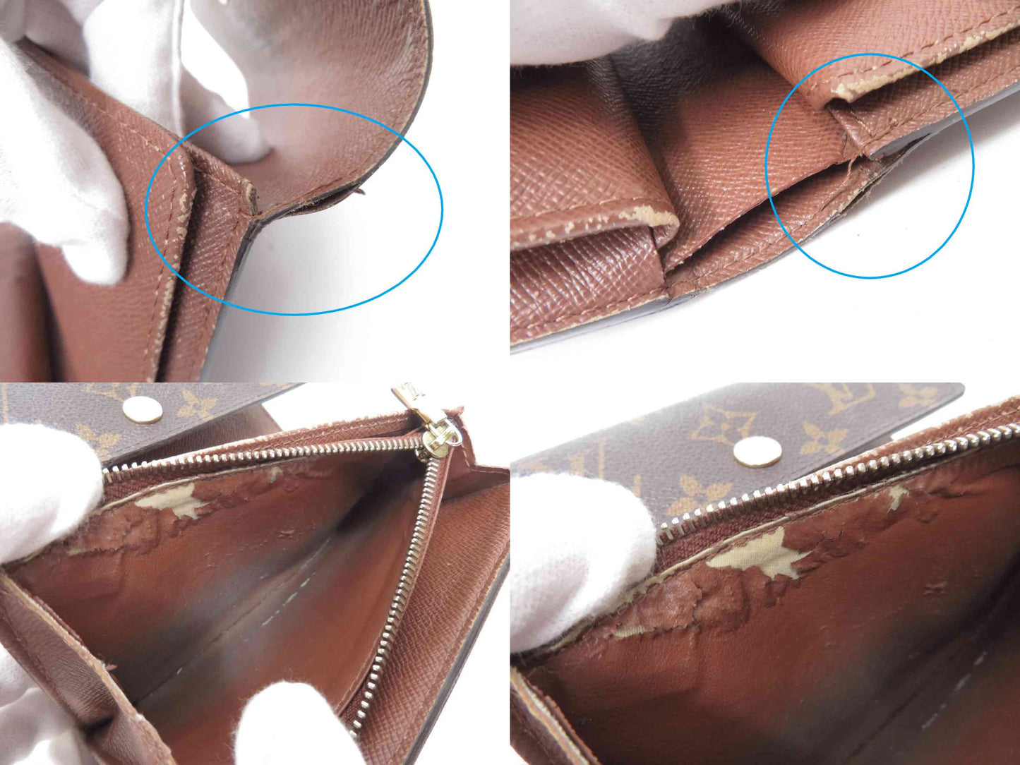 $610 2008 LOUIS VUITTON Monogram Alexandra Wallet CA4068