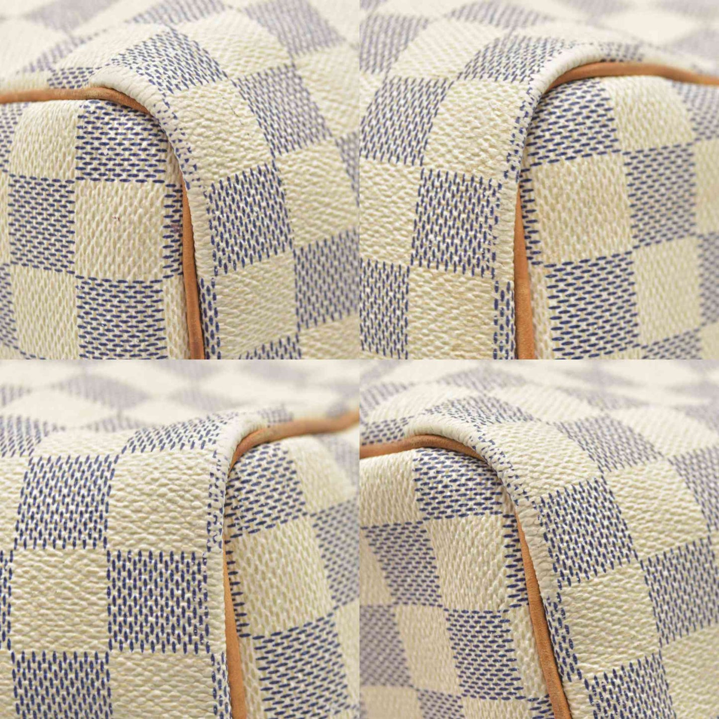 Louis Vuitton  Damier Azur Speedy 25 DU4049 AUCTION $1550