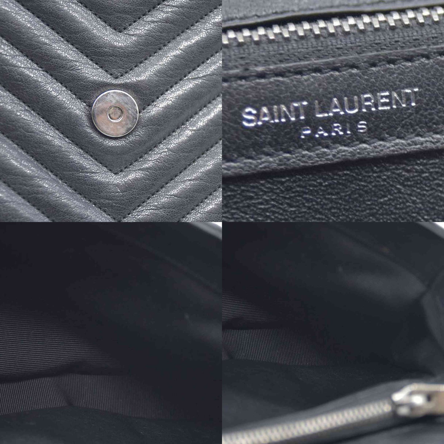 $2650 Saint Laurent Leather College